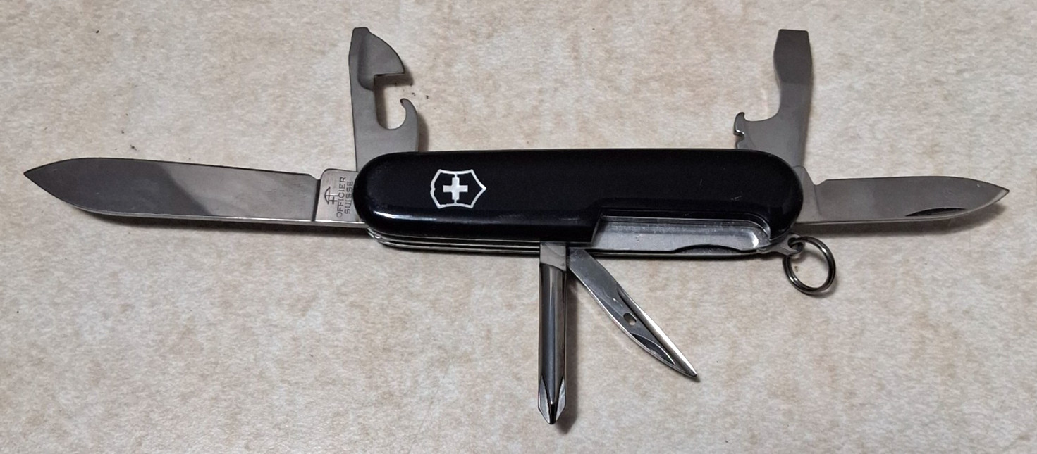 Victoronix – Tinker – Swiss Army Knife – Black – New in Original Box – Fisher