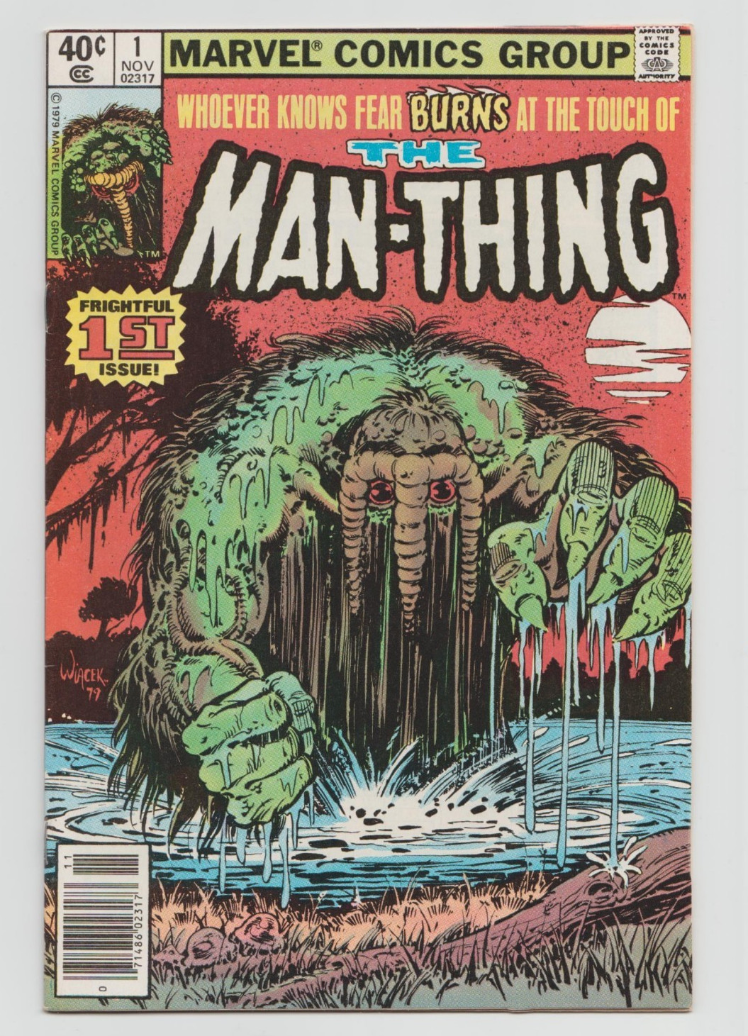 The Man-Thing #1 1979 COMIC BOOK First Issue in Second Solo Series EXCELLENT