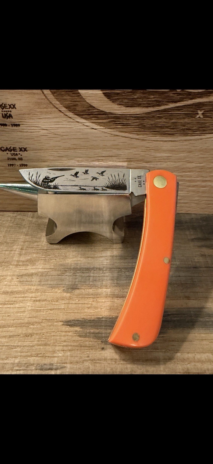 Case xx Knives Sodbuster Jr Orange Synthetic Duck Hunter