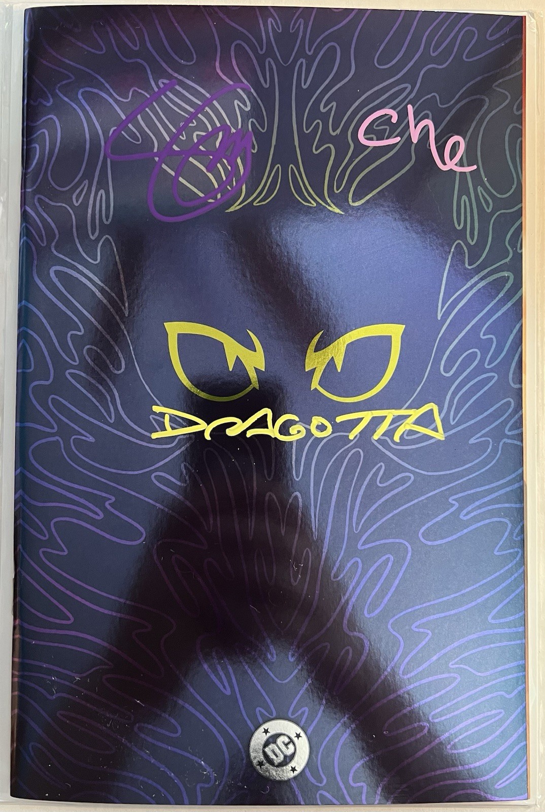Absolute Catwoman #1 Foil Variant Signed X3 Che Dragotta Snyder COA NM 🔥