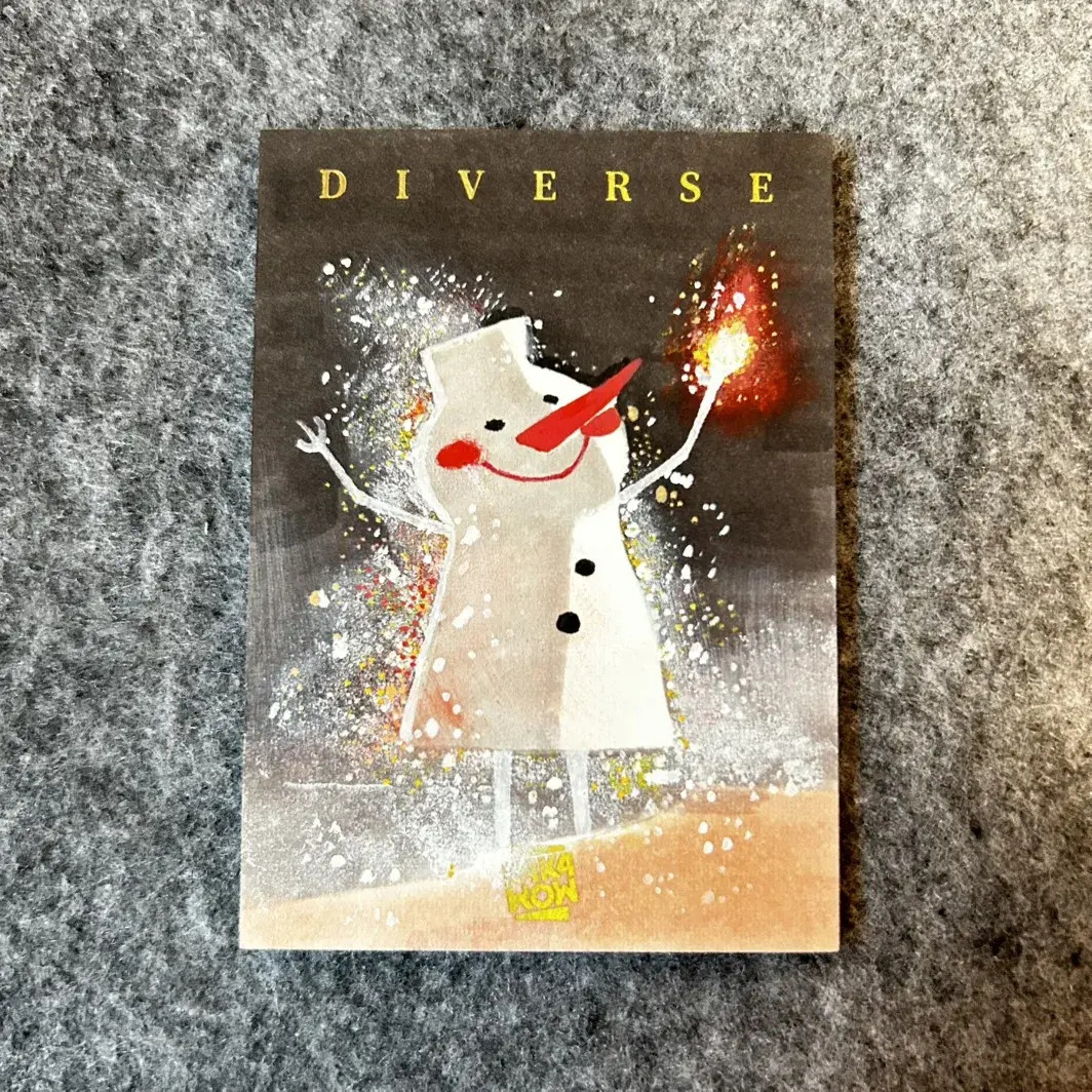 2024 Kakawow Diverse Snow Match The Snow Baby Hand Drawn Sketch Card 1/1 KX36