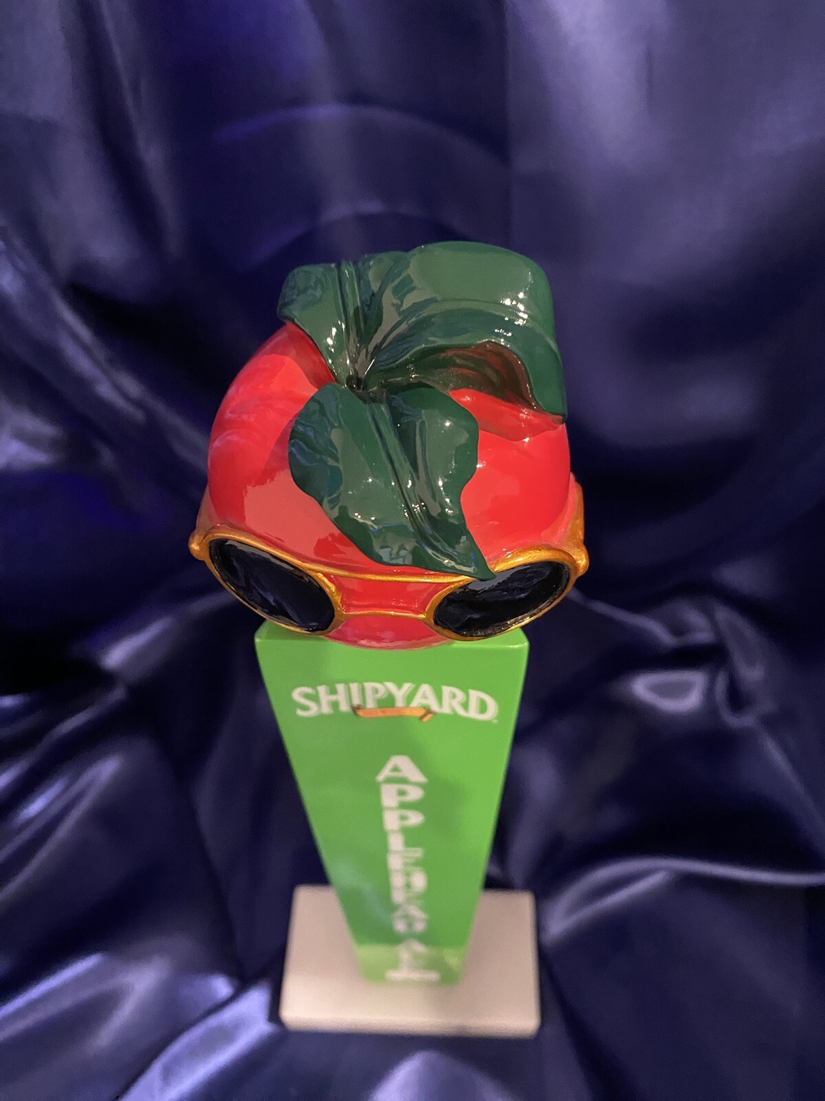 Shipyard Brewing – 12.25? Applehead Ale Beer Tap Handle – New No Box