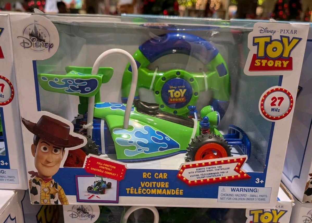 NEW💥 Disney Store Pixar Toy Story RC Remote Full Function Control Car 27 MHz