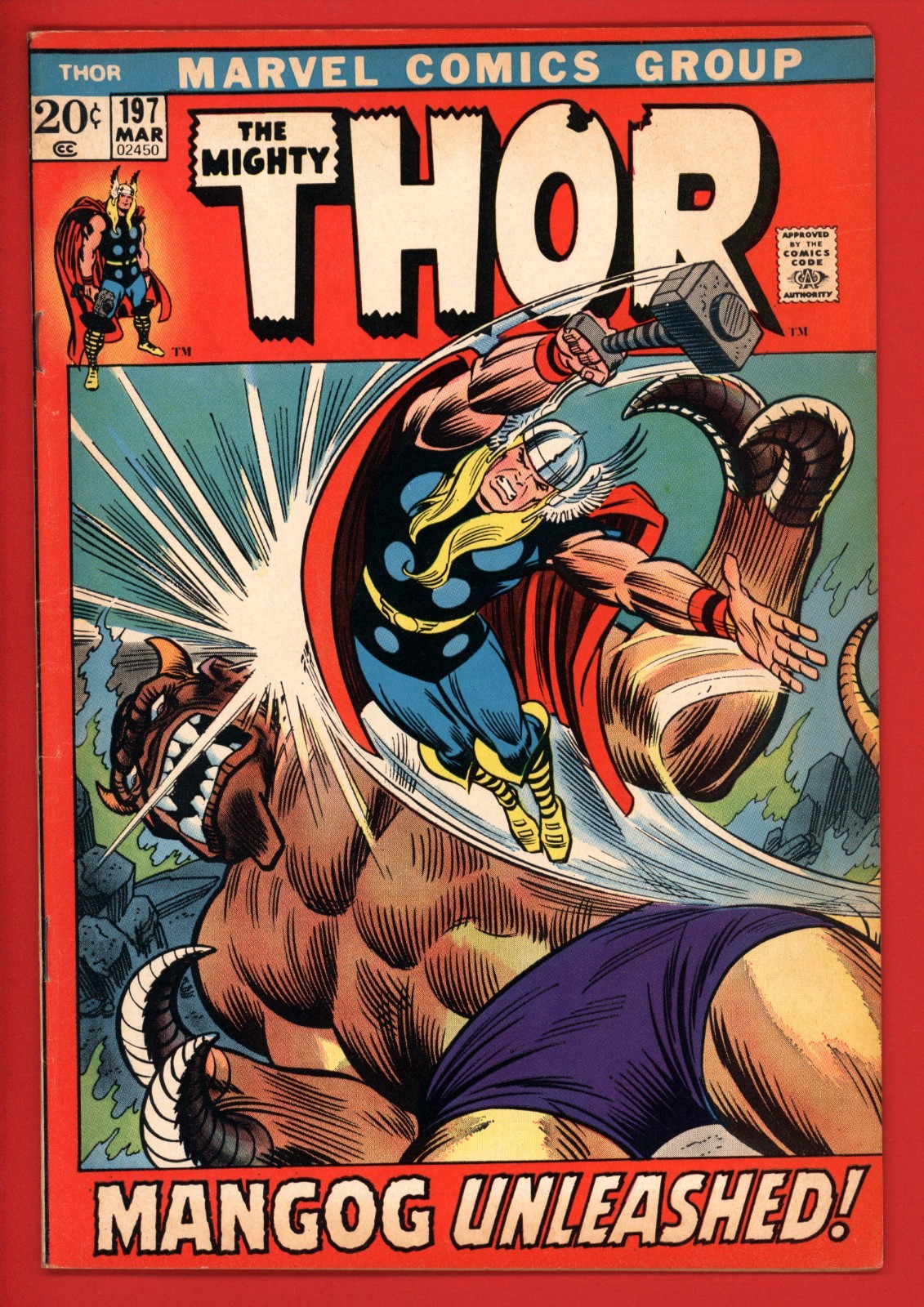 Thor #197 6.0 fine FN Marvel comics MANGOG