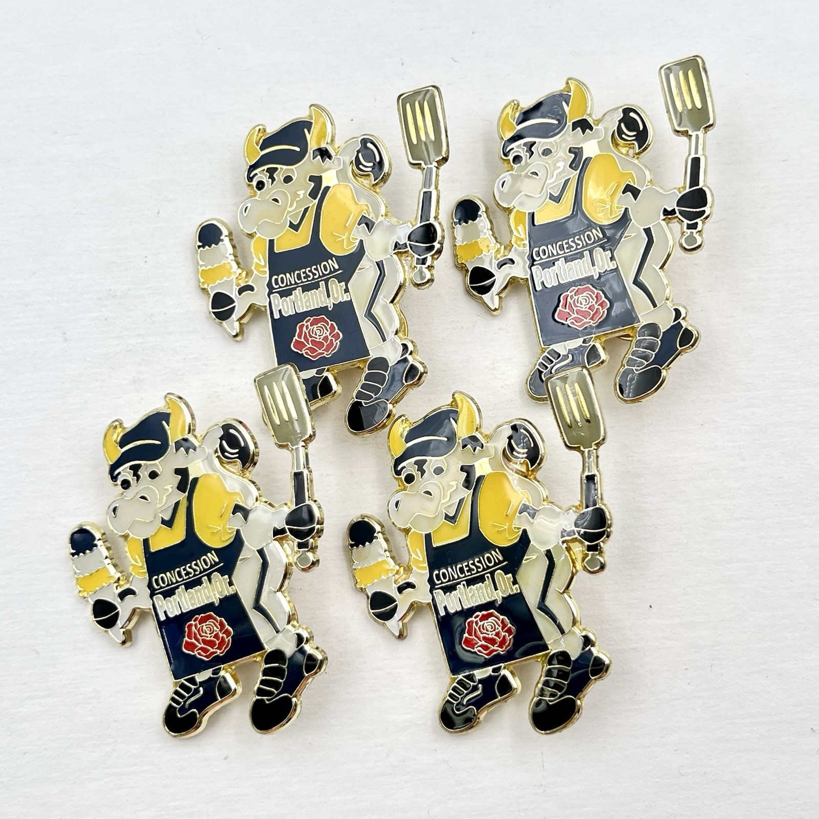 Little League Softball World Series Portland OR Concession Cow Enamel Pin Lot