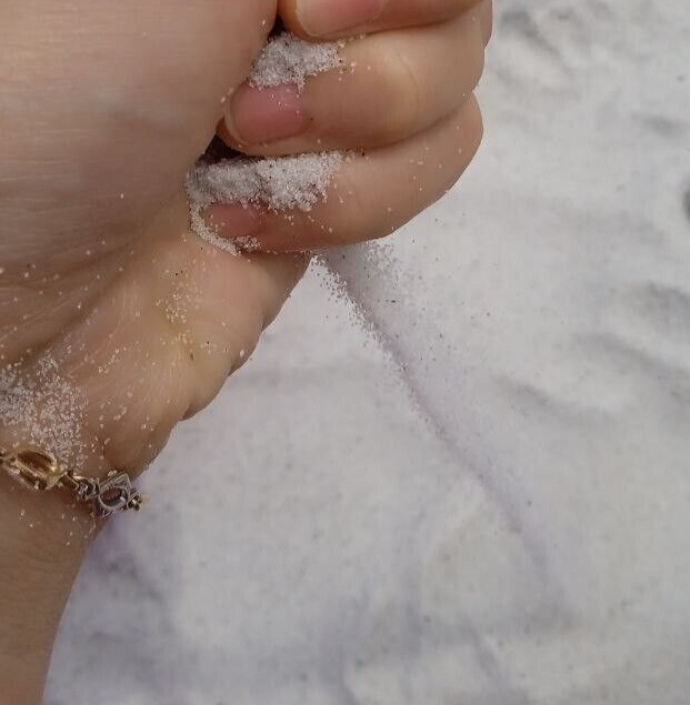1 lb White Natural Beach Sand from Panama City Beach for Decor,Aquariums and Art