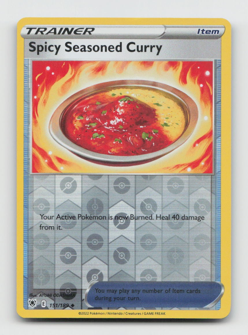 Spicy Seasoned Curry 151/189 ASR Astral Radiance Pokemon Reverse Holo NM/M