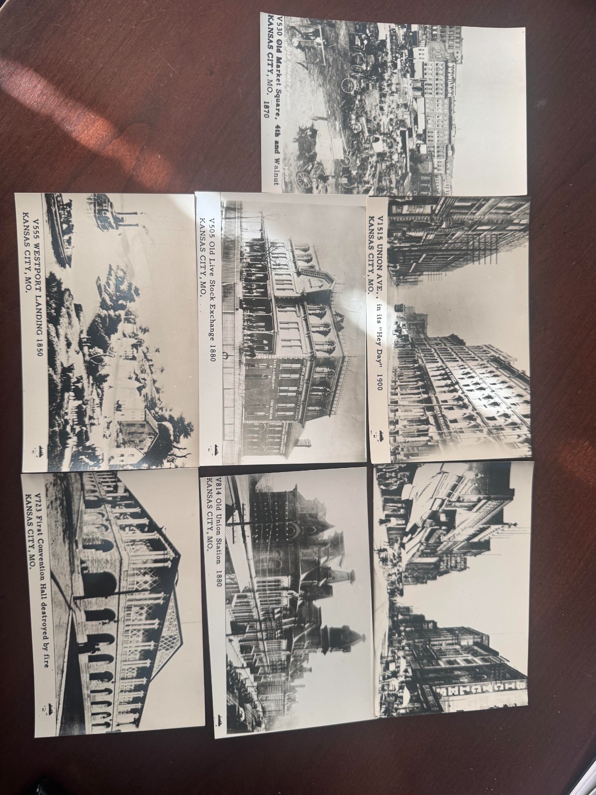 Vintage Postcards Kansas City MO V530, 555, 505, 1515, 814, 723 and one unmarked