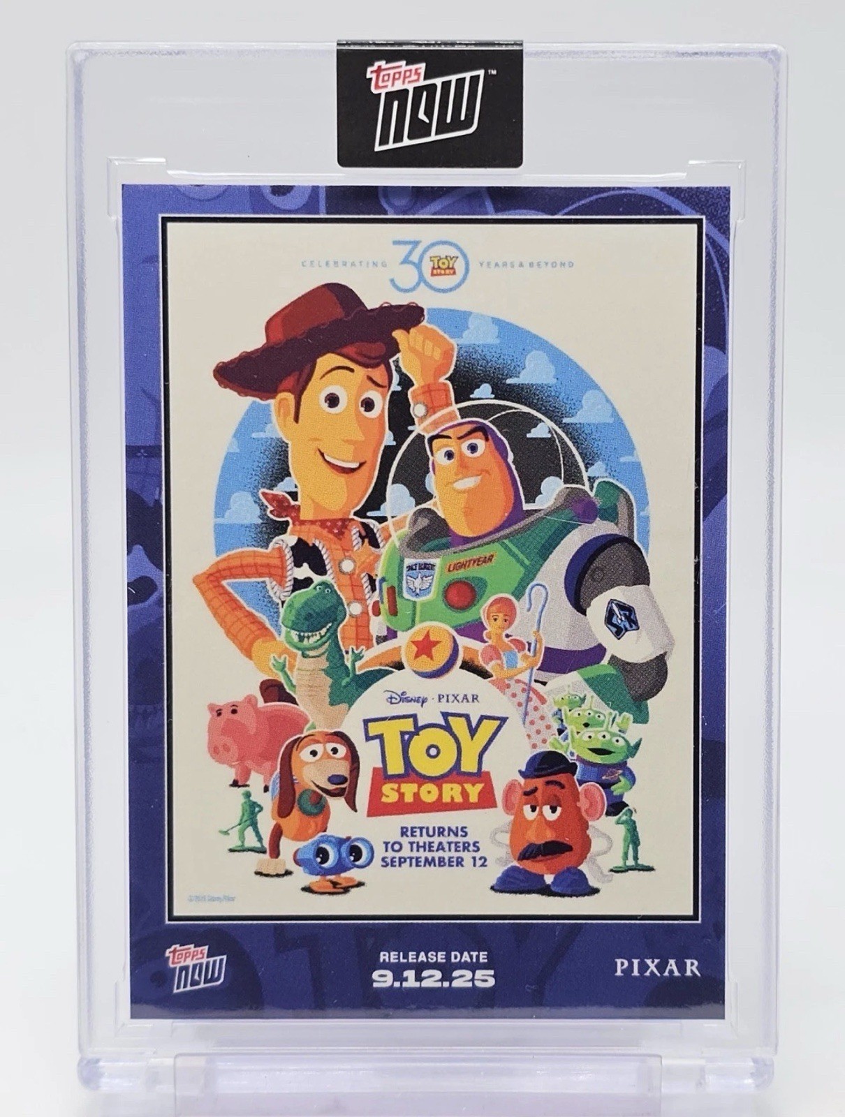 2025 Topps Now Disney Pixar Toy Story 30th Anniversary Movie Poster #TS01