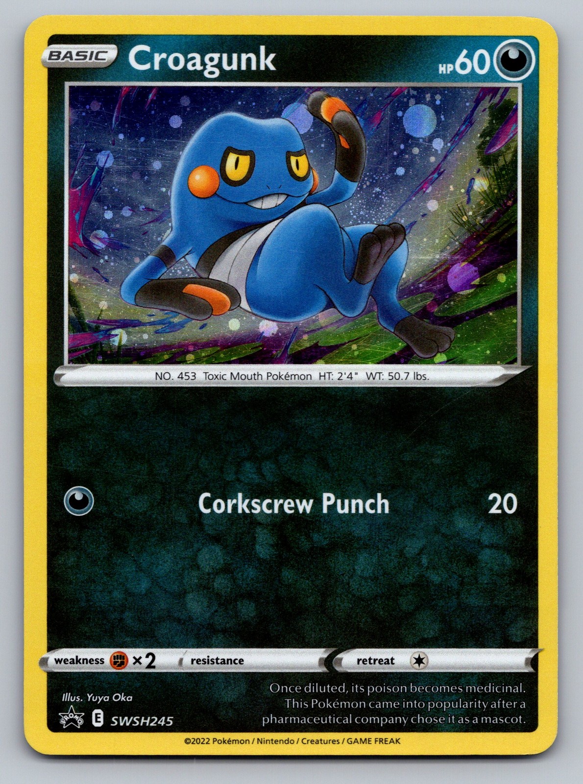 Croagunk SWSH: Sword & Shield Promo Cards cosmo holo Pokemon