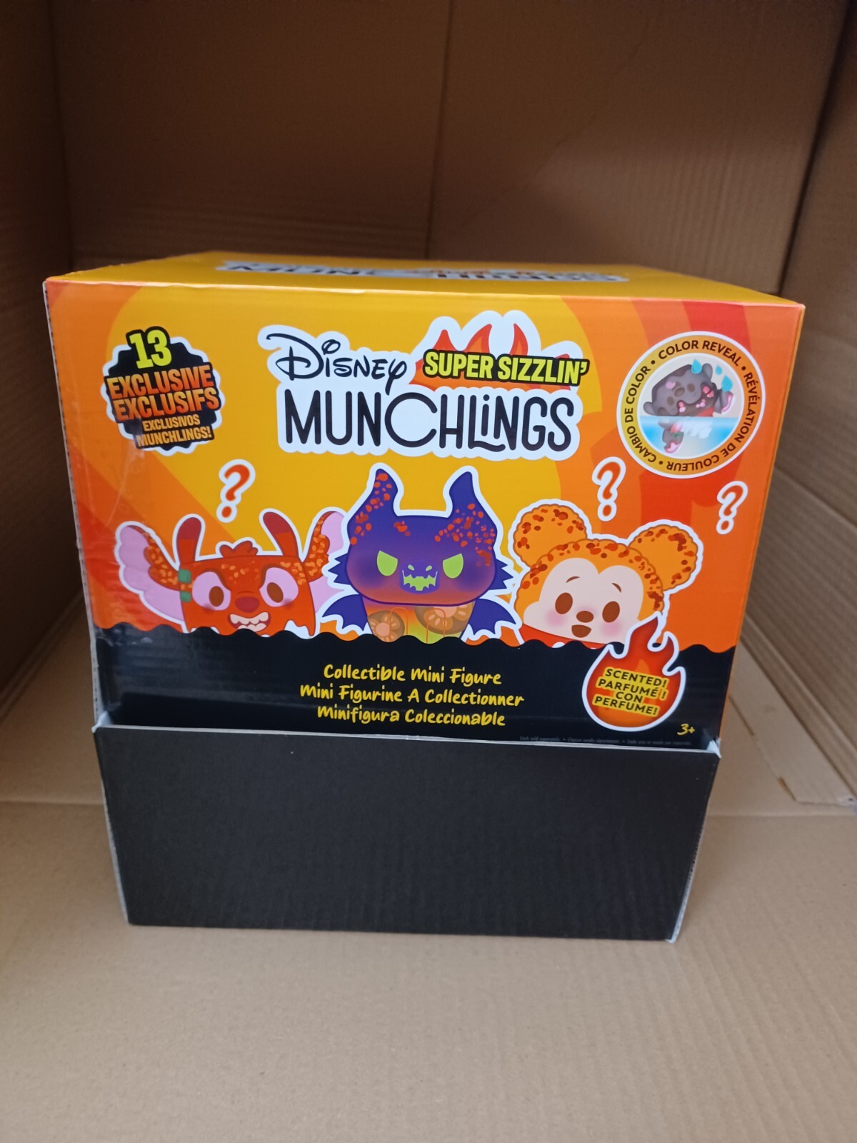 Box Of 24 Super Sizzlin Disney Munchlings Collectible Mini Figures 13 Exclusive