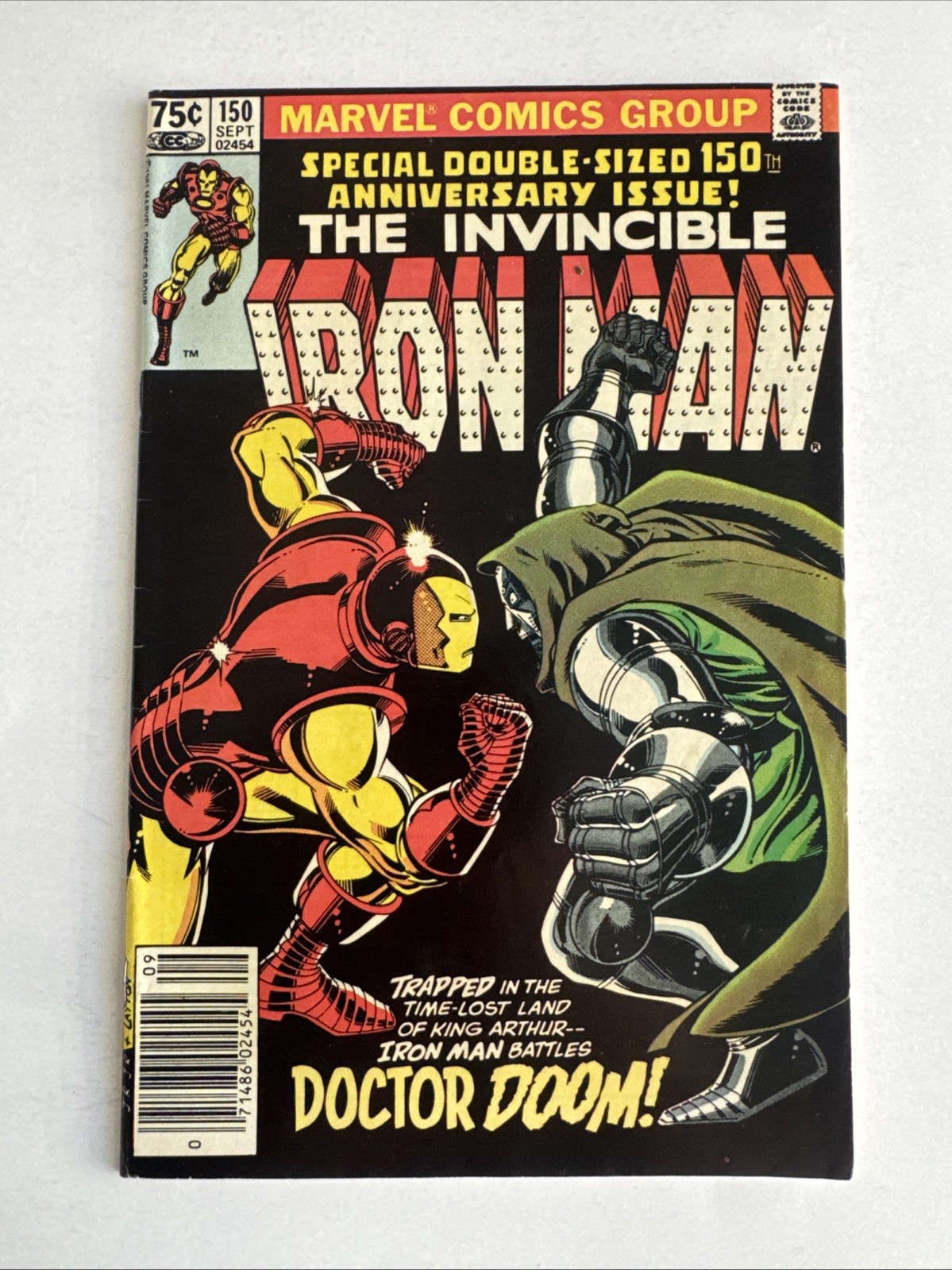 Iron Man #150 Newsstand Variant (Marvel Comics September 1981) Doctor Doom Cover