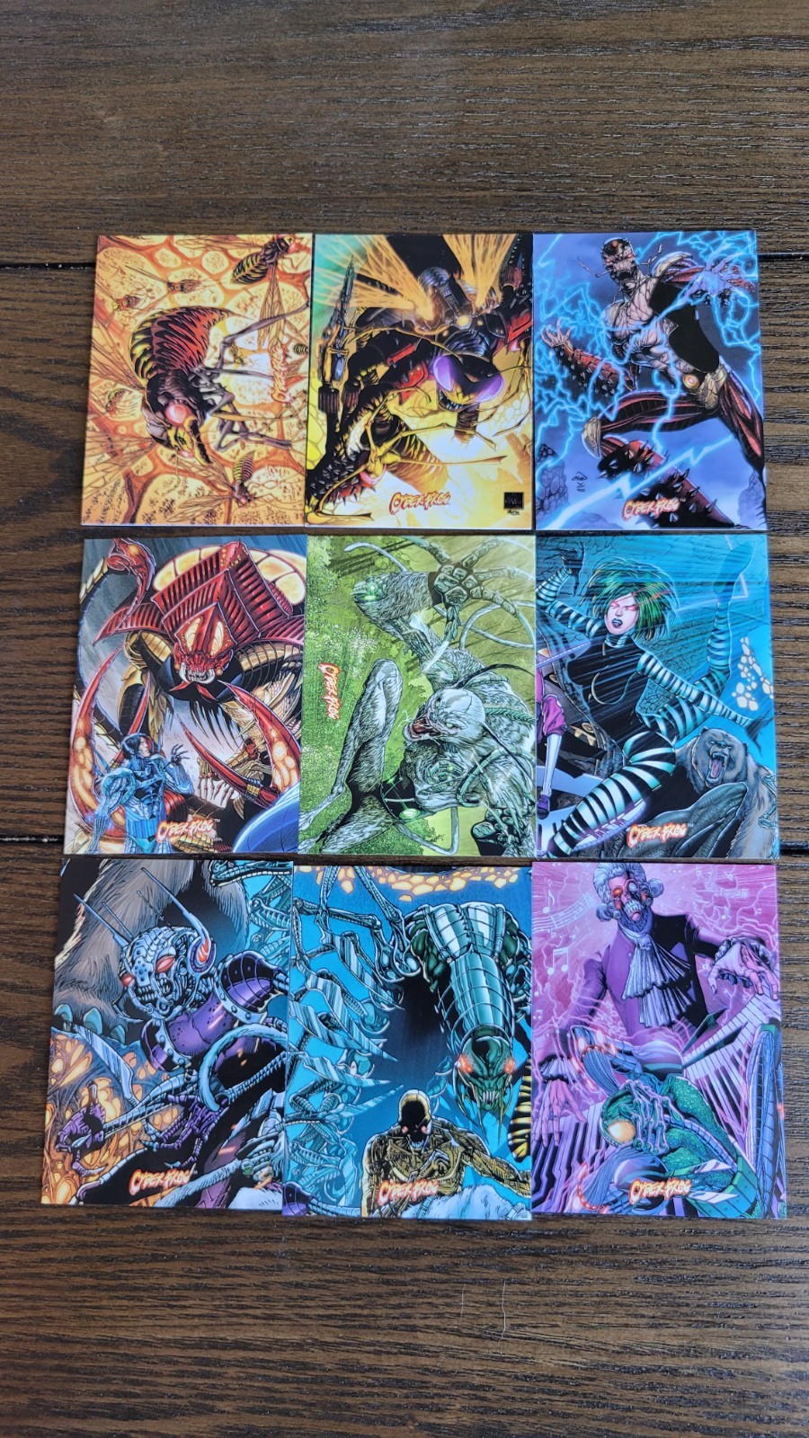 Cyberfrog Trading Cards W1-W9 Ethan Van Sciver All Caps Comics