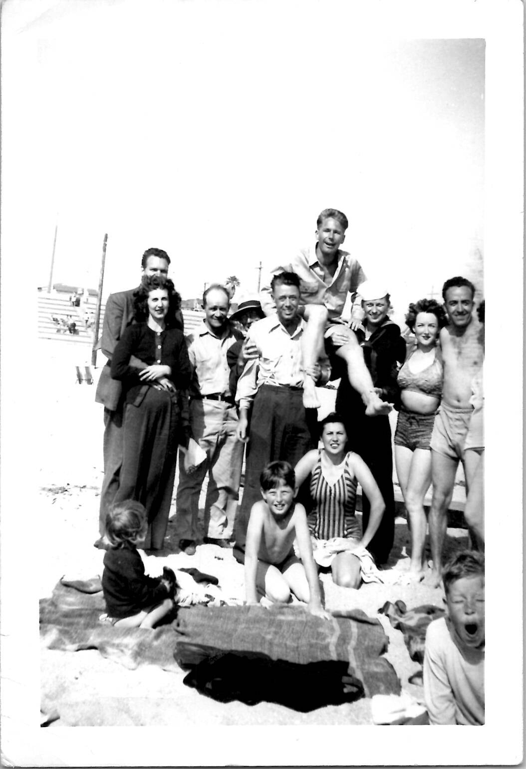 Odd Eclectic Misfit Family That Secretly Hate Each Other 1940s Vintage Photo