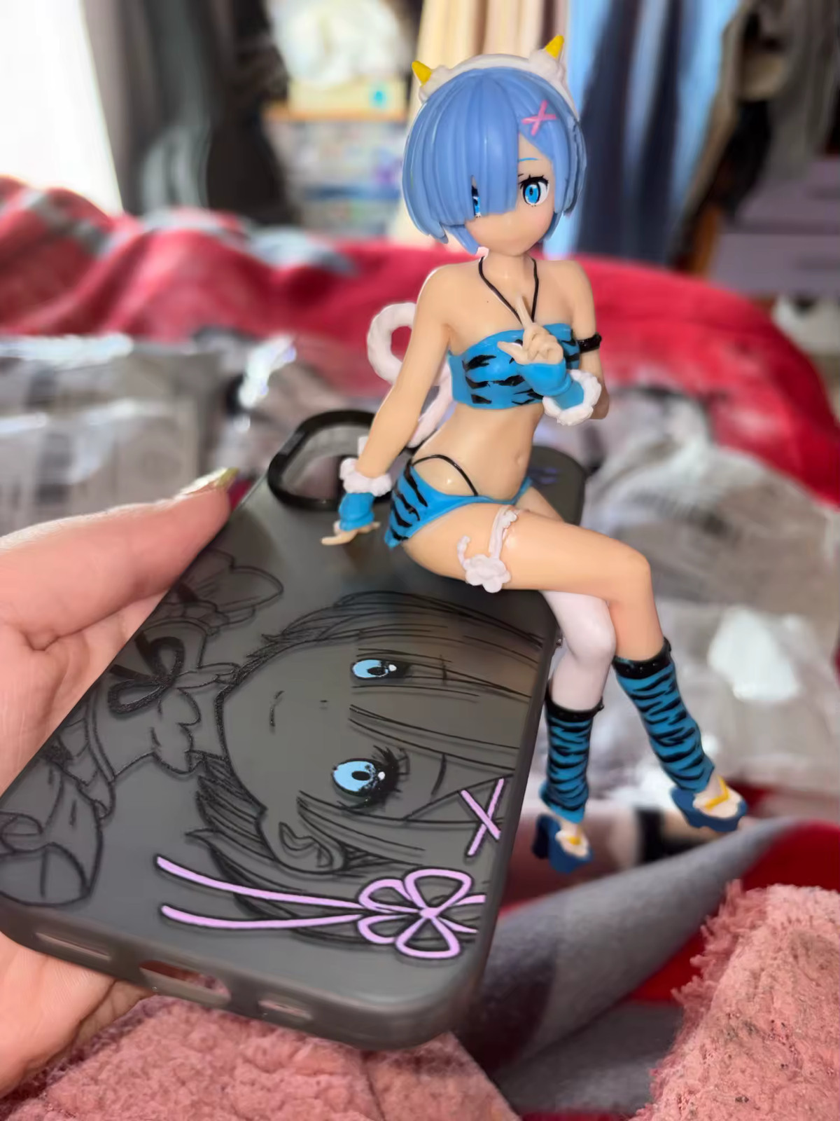 Re Zero Rem Setsubun Noodle Stopper Figure Devil Oni Cute Sexy Anime Figure