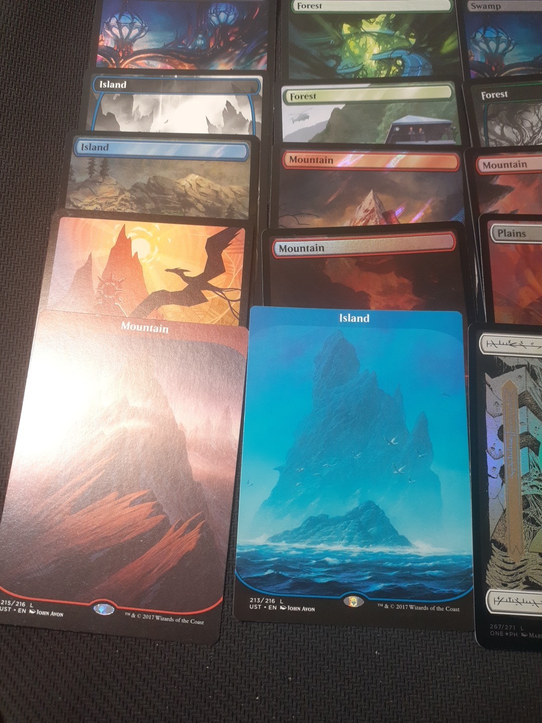 MTG Full Art Basic Land Bundle. 100 X Random Full Arts, Foils Included
