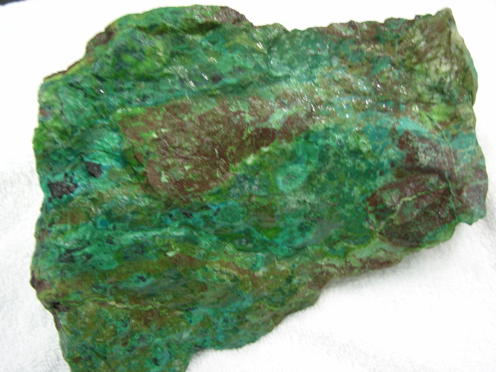 Apache chrysocolla rough blues greens Turquoise 9x6x3 inch 9.5 pounds at1