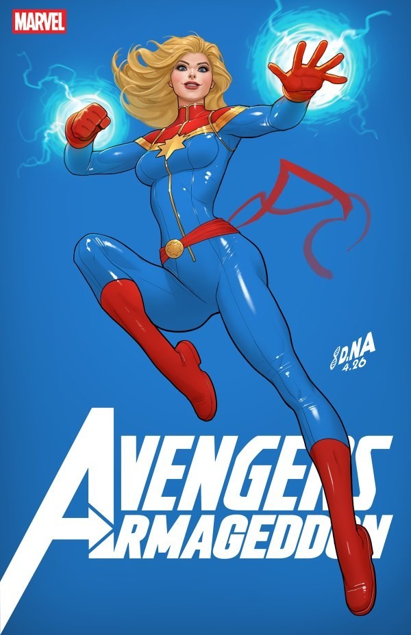 Avengers: Armageddon #2 David Nakayama Color Block Blue VAR 7/15/26
