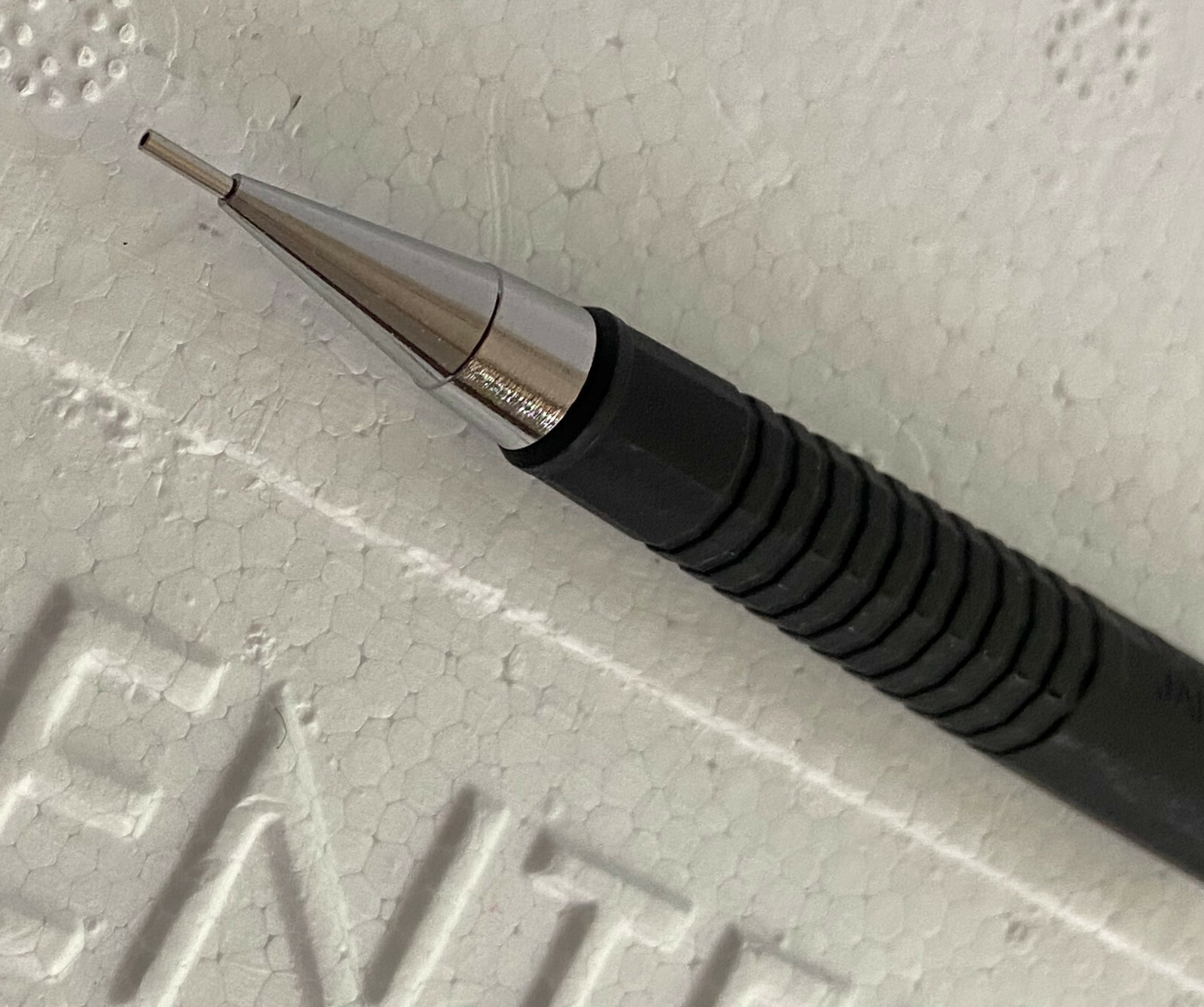 Pentel Sharp P205-99A Painted Matte Black w/ Blue Printing 0.5 mm Mech. Pencil