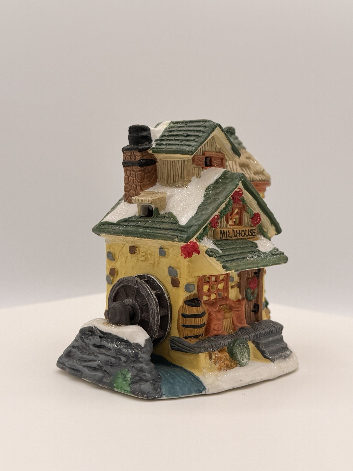 Cobblestone Corners Windham Heights Millhouse Christmas Village Decor 2004 A39