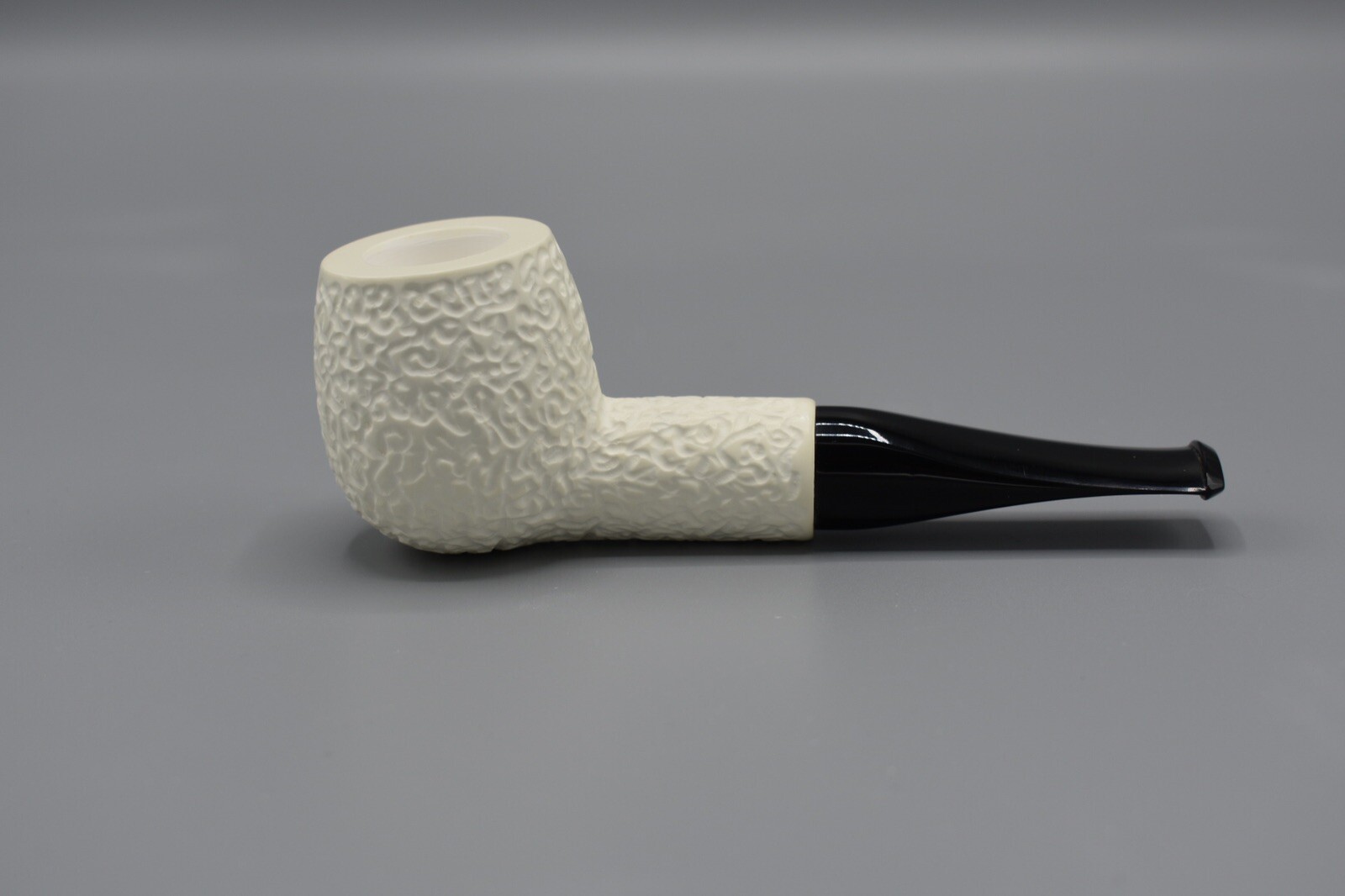 Nose warmer Fat Apple Pipe new-block Meerschaum Handmade W Case#1775
