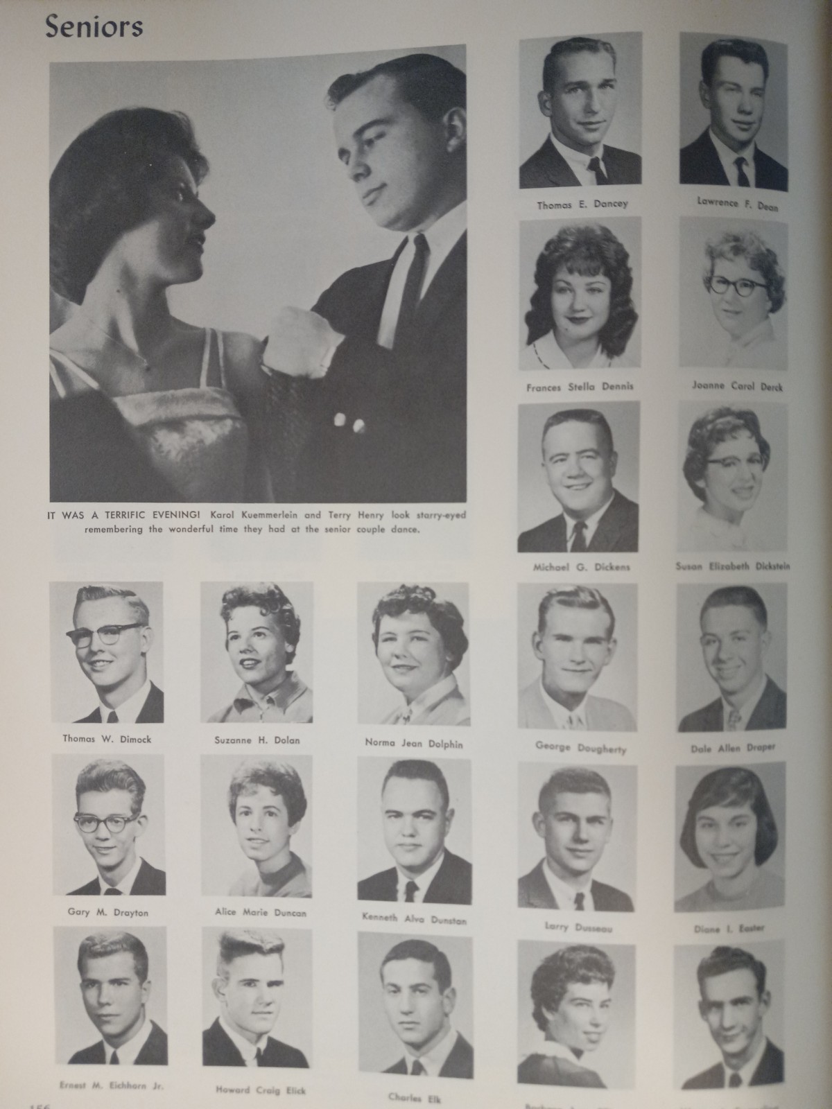 1960 Flint Central High School Yearbook Prospectus Michigan MI