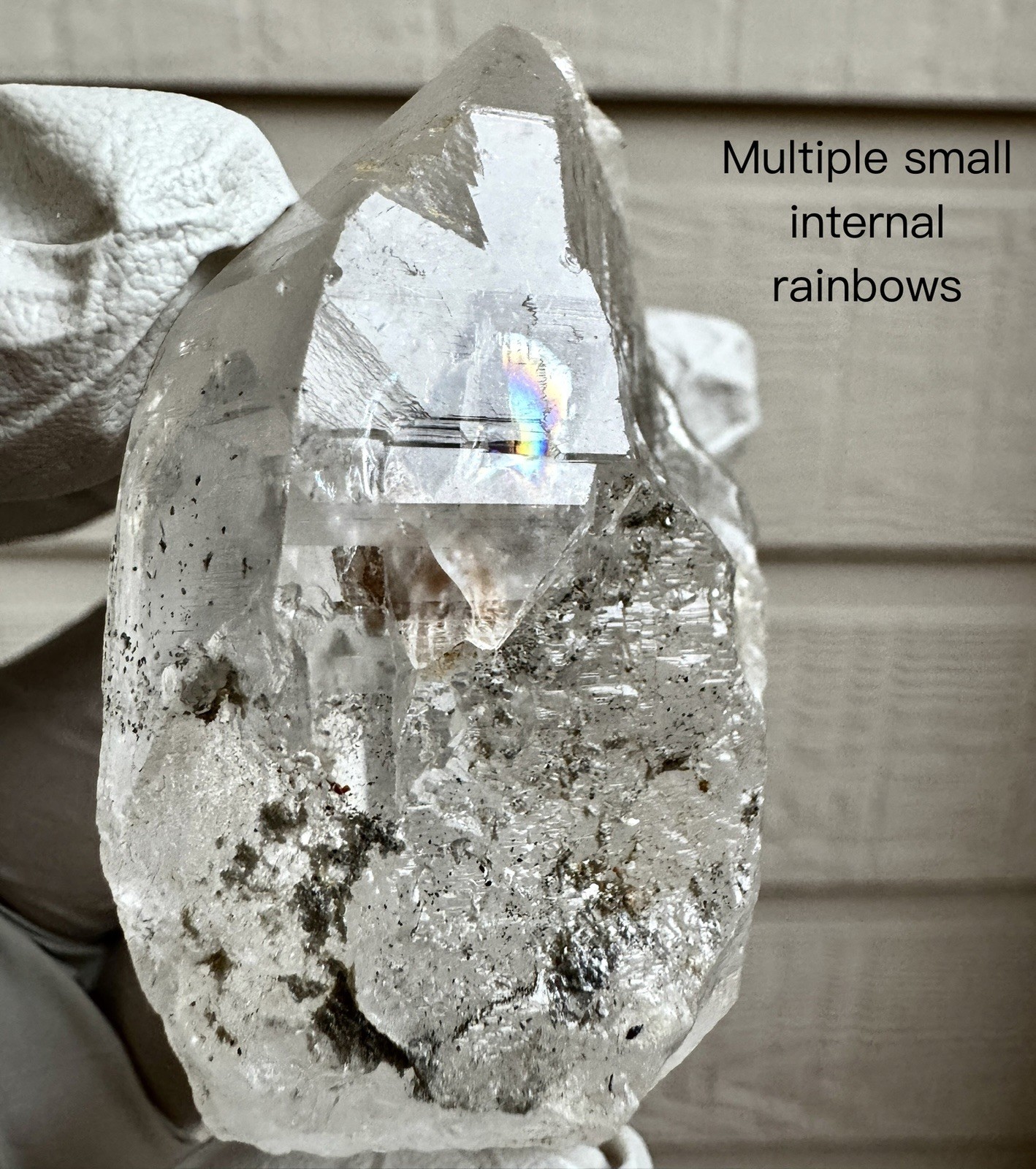 “Mountain Map” Ganesh Himalayan Nepal Quartz Mica Etched Akashic Record Crystal