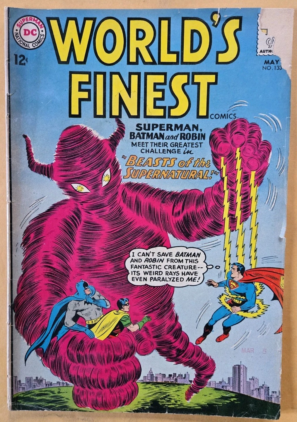 World’s Finest Comics #133 G (2.0) DC Comics 5/63