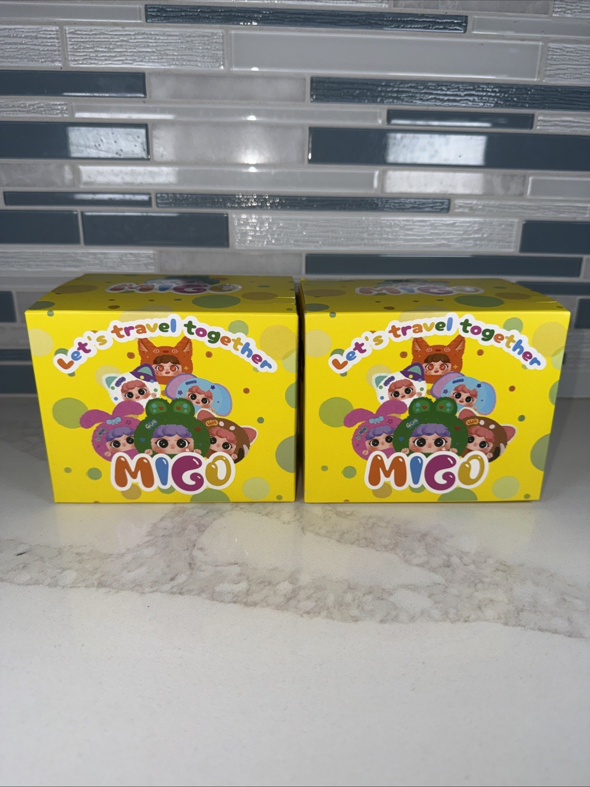 Migo Lets Travel Together Zipper Plush Lot Of 2 Sealed Unconfirmed