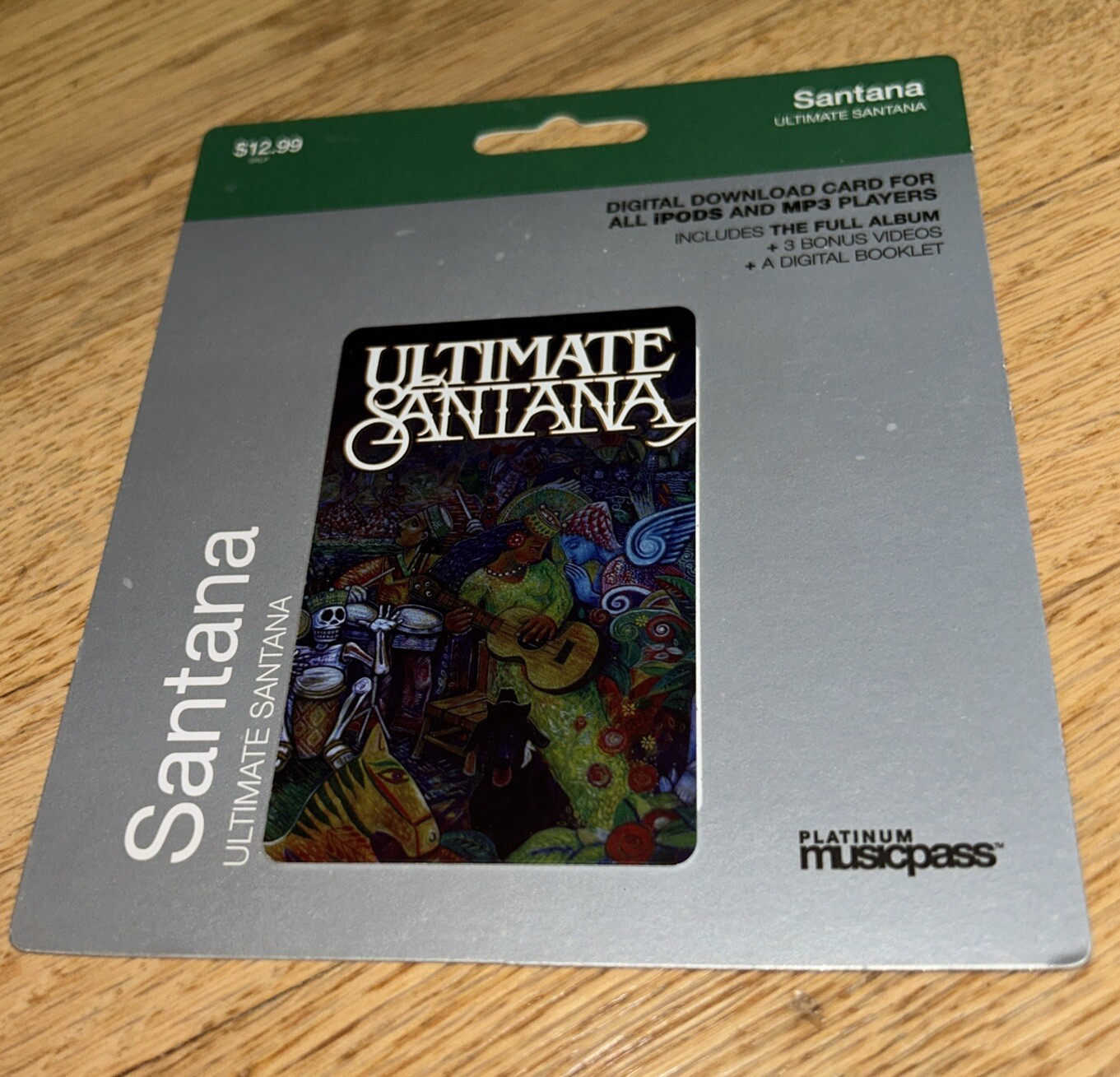 2007 SANTANA Ultimate Santana – MUSICPASS GIFT CARD (No Value) COLLECTIBLE