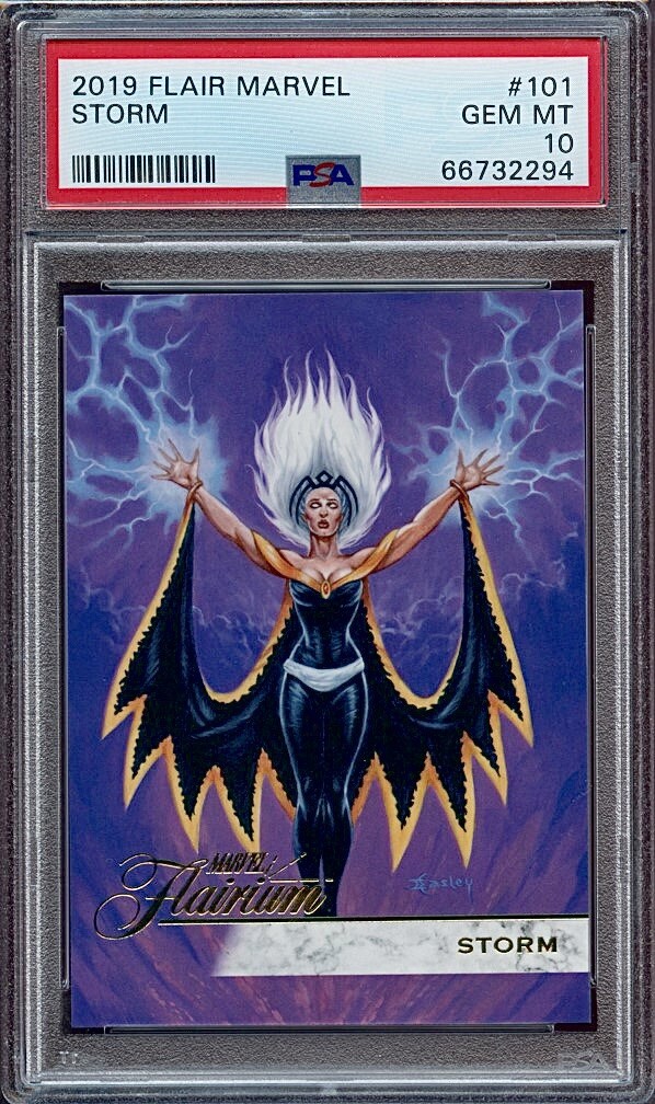 2019 Flair Marvel #101 Storm PSA 10 💎 🔥RARE🔥