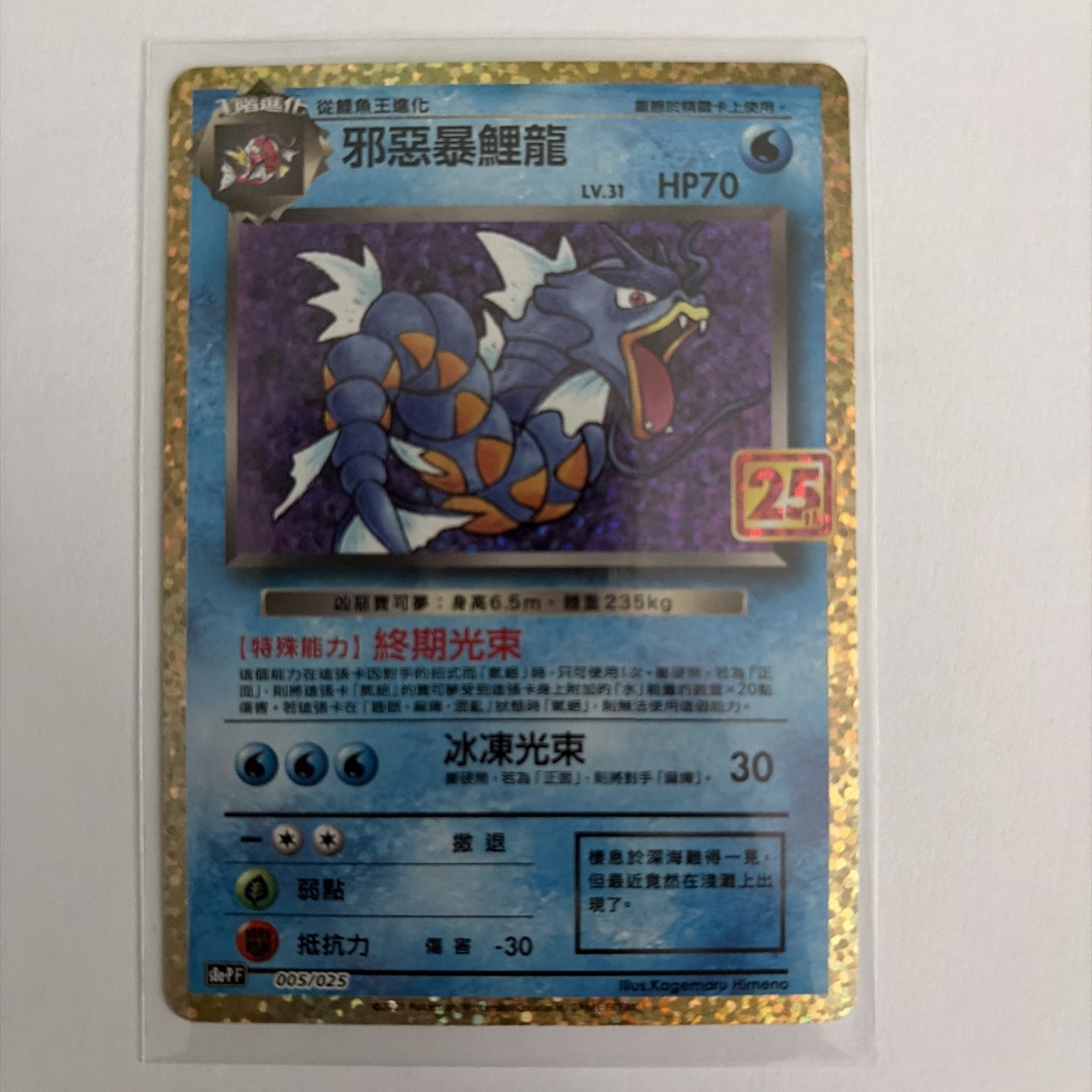 Dark Gyarados 005/025 Japanese Promo 25th Anniversary Pokemon