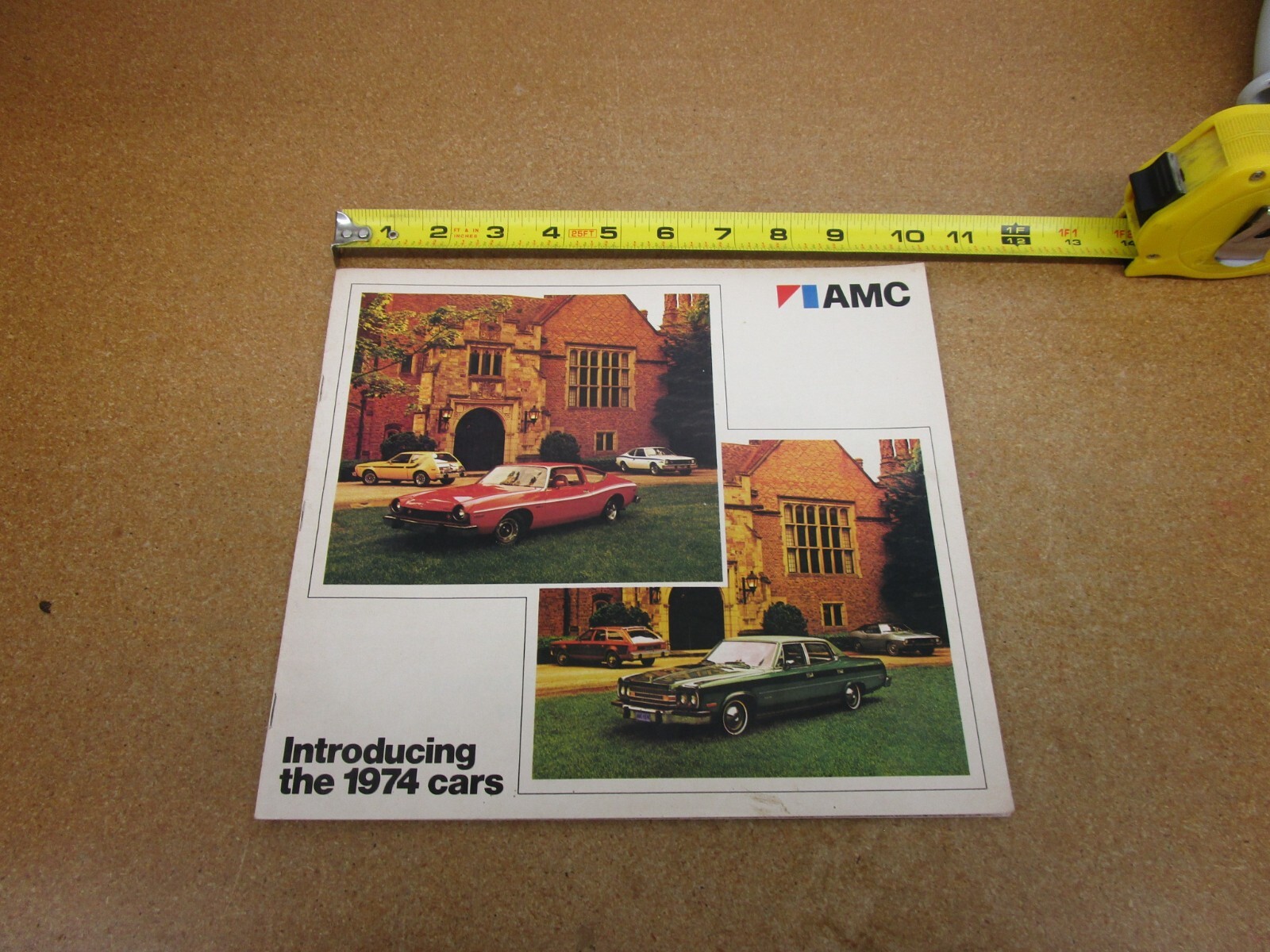 1974 AMC Full Line Javelin Gremlin Hornet Ambassador sales brochure 32 pg