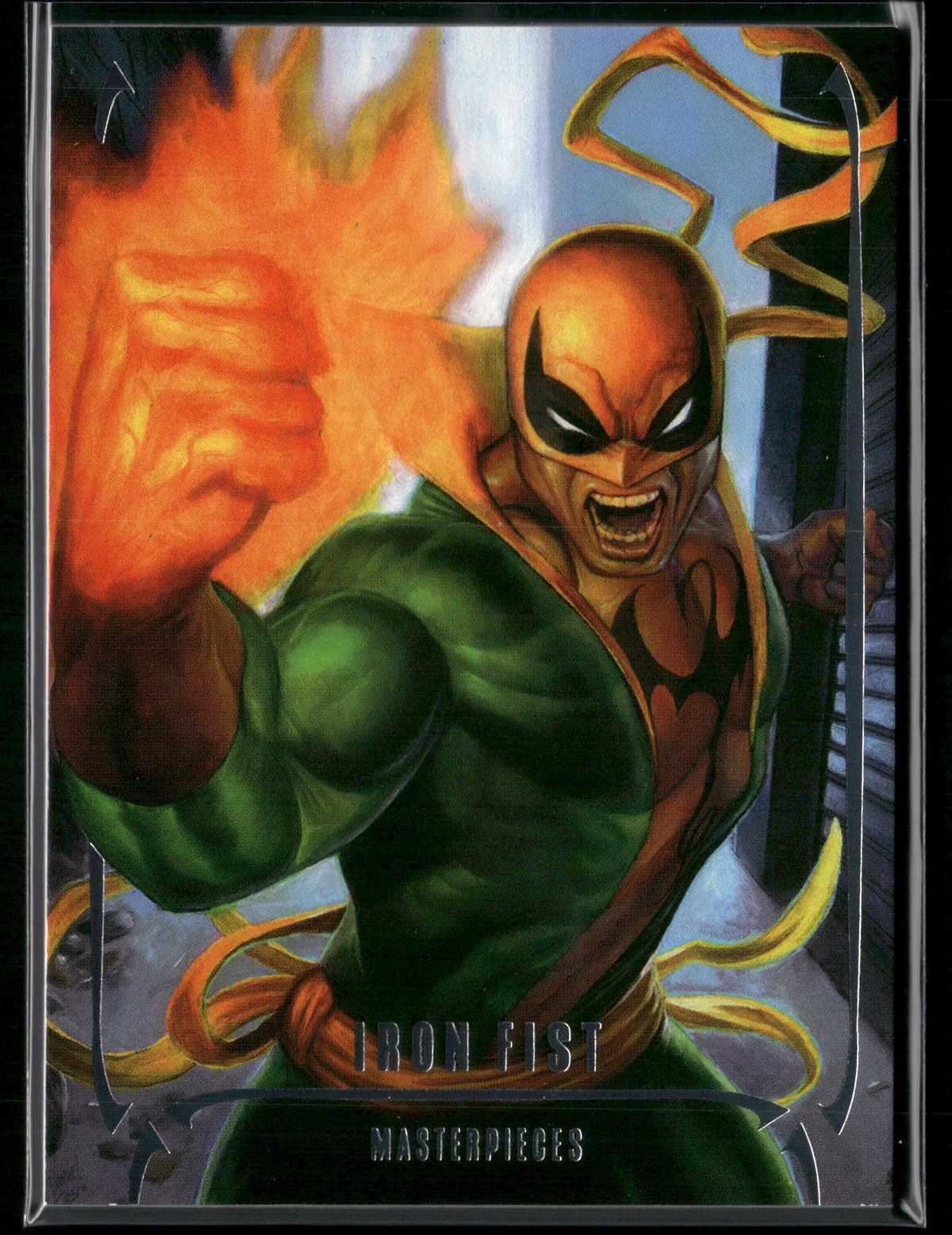 2024 Marvel Masterpieces Iron Fist #16 Base /1999 Serial Numbered NM