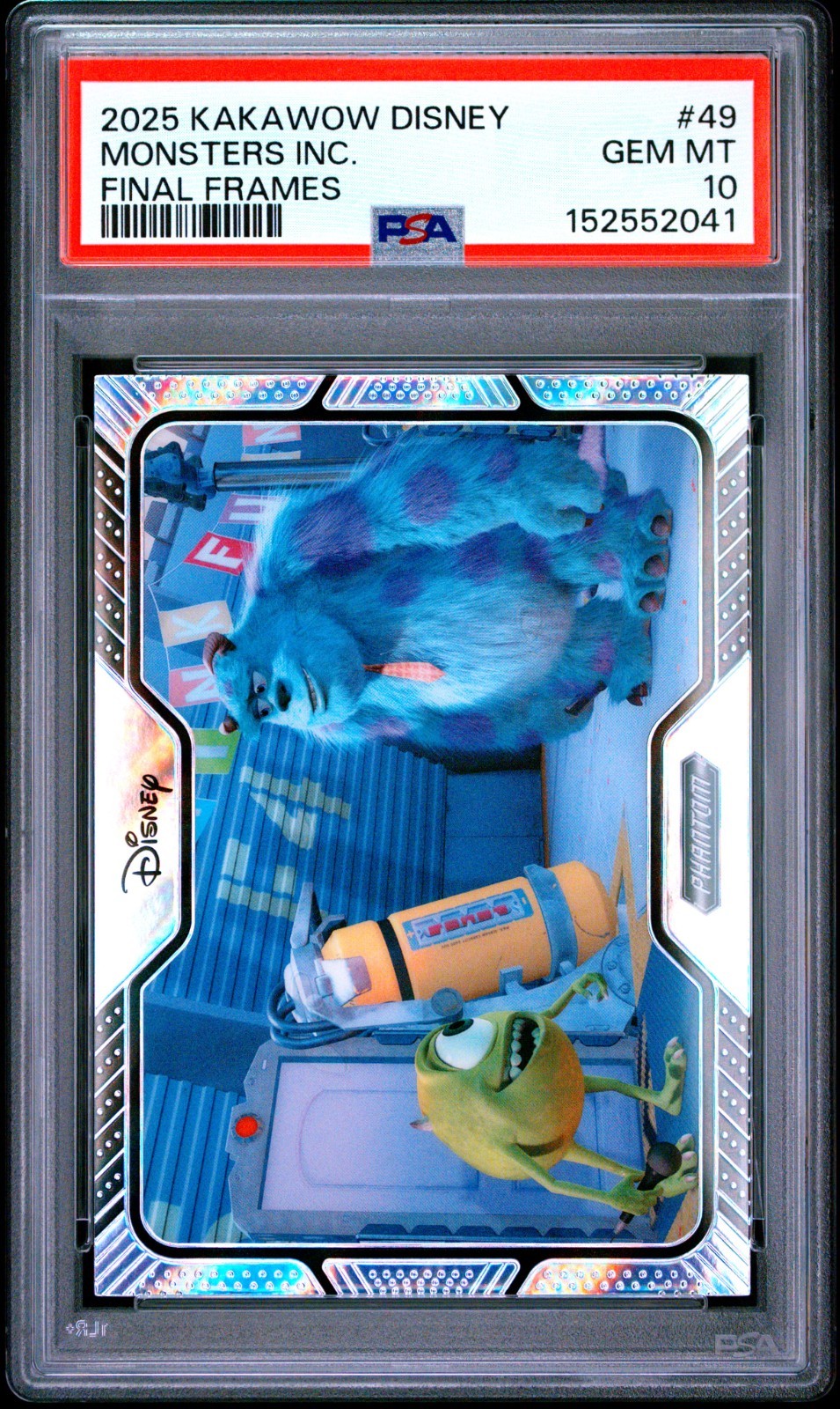 Monsters Inc. – 2025 Kakawow Phantom Disney Final Frames PSA 10