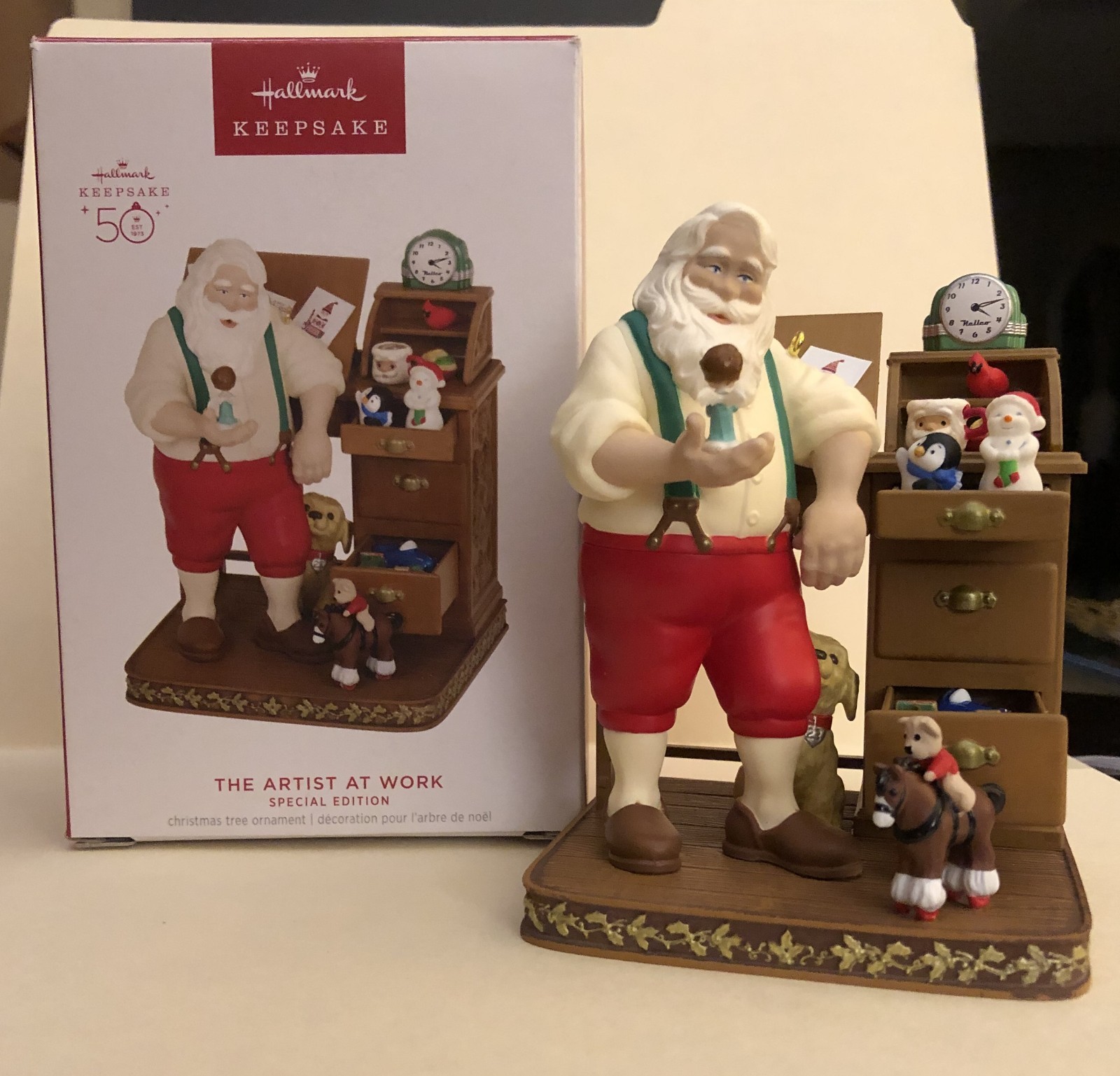 2023 Hallmark Ornament – The Artist at Work *Limited Edition – 50th Anniversary*