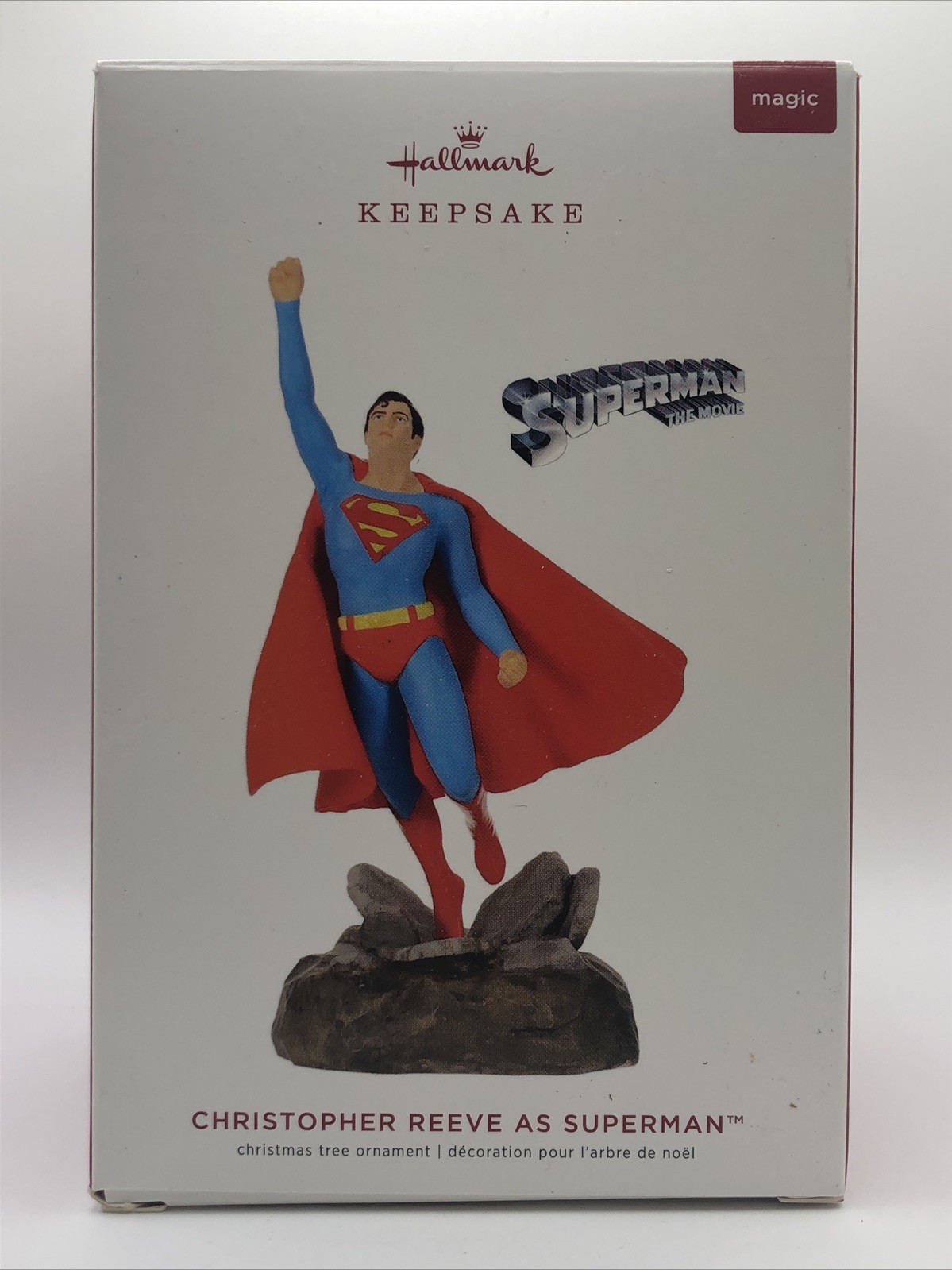 2019 Hallmark Keepsake Christopher Reeve as Superman Tree Ornament – QXI3349