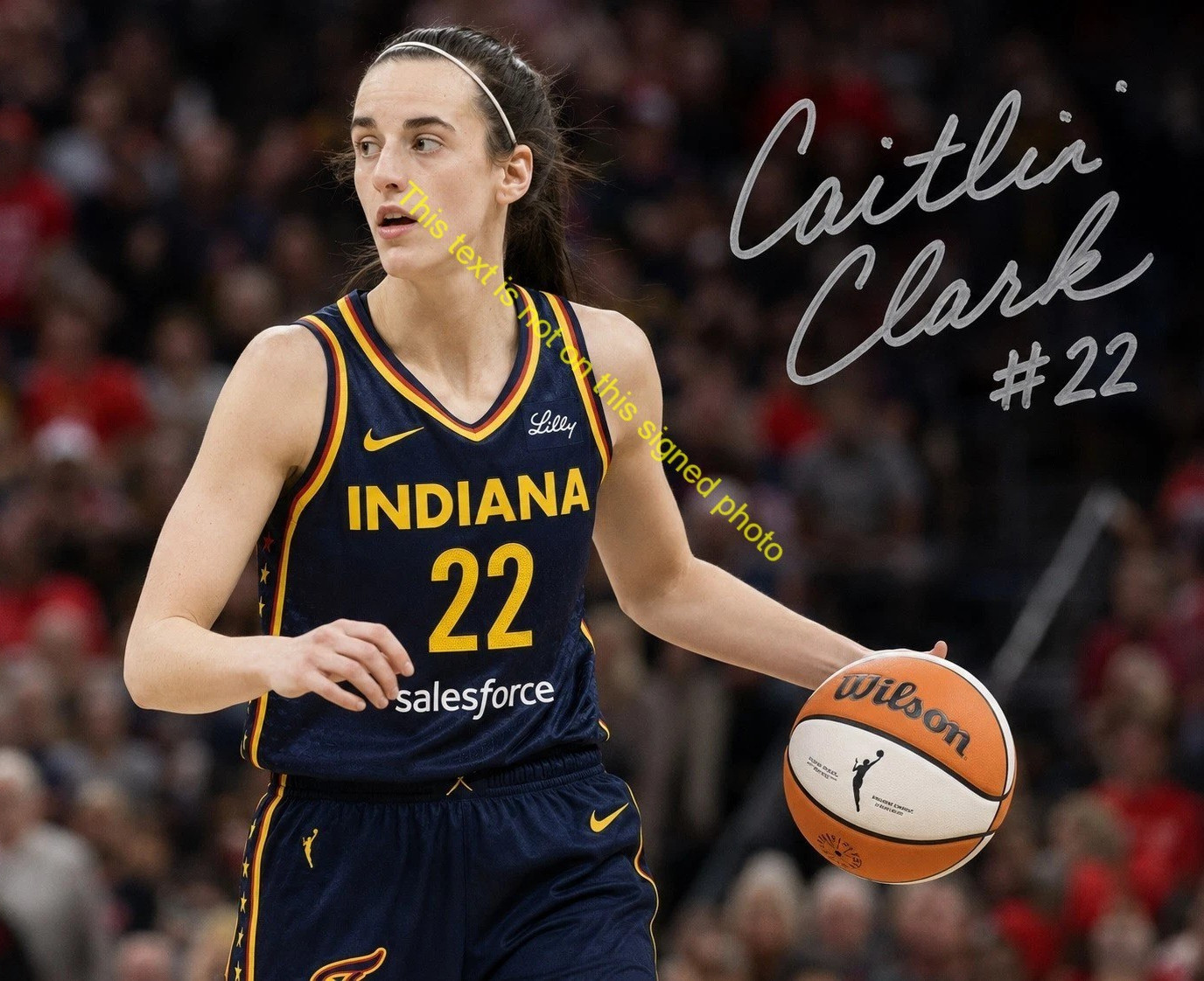 Caitlin Clark Indiana Fever Signed Autographed 8×10 Photo WNBA Basketball HD157