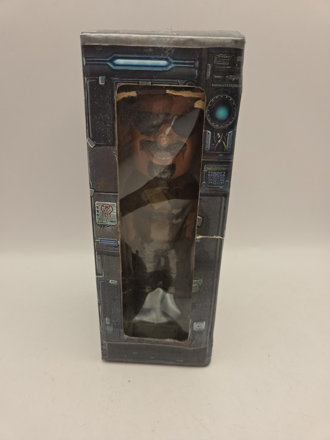 Gearbox Borderlands 2 MARCUS MUNITIONS INC. Bobblehead Figure READ DAMAGED BOX