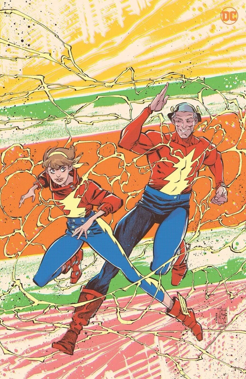 JAY GARRICK GOLDEN AGE FLASH #1 (2023) JORGE CORONA FOIL VARIANT ~NM