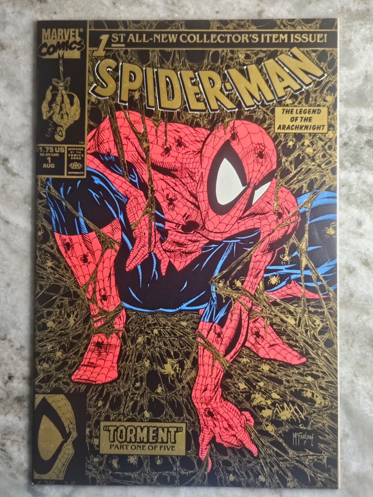 Spider-Man #1 – Gold – 1990 – Marvel Todd McFarlane