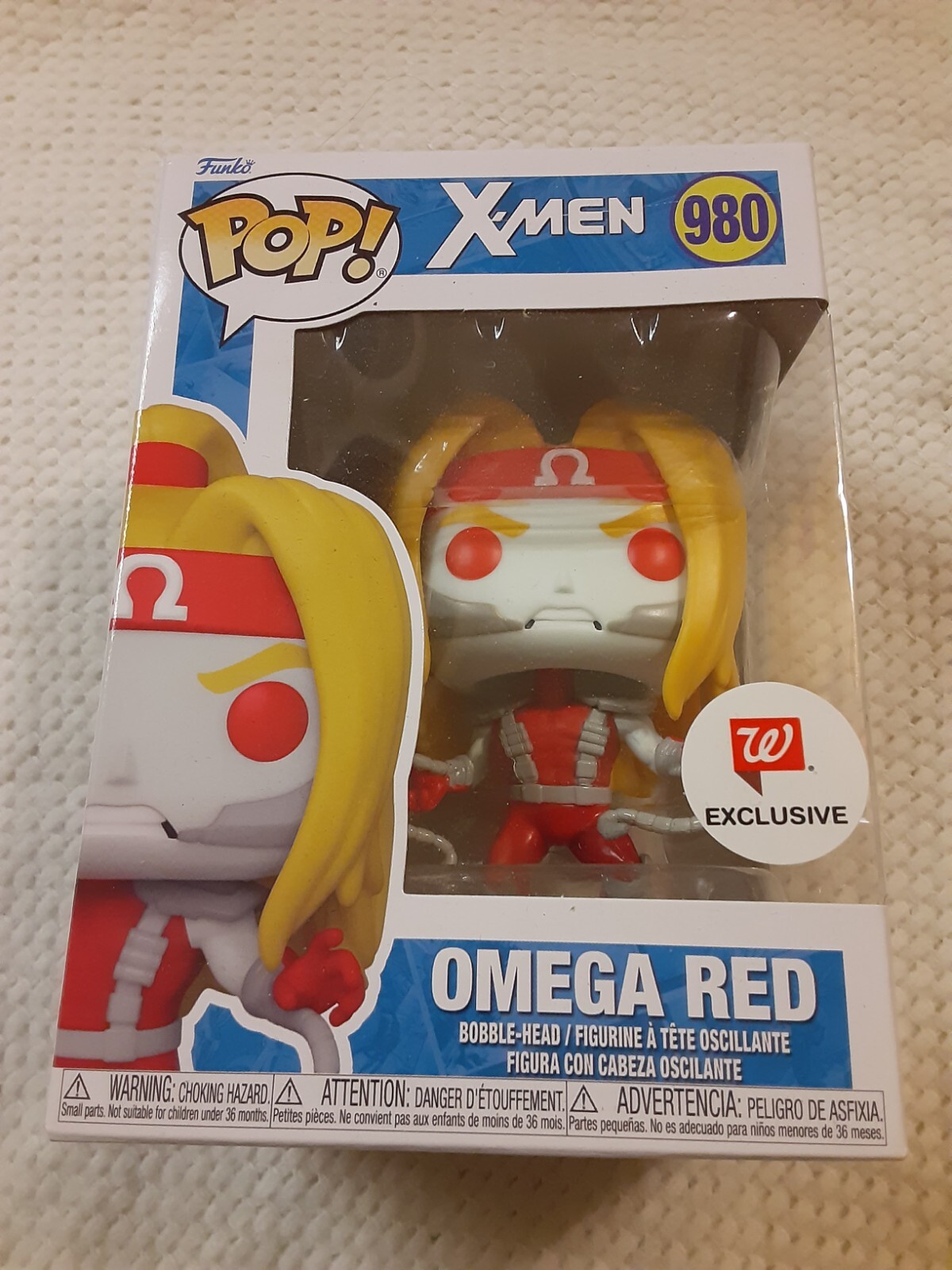 Walgreens Exclusive Funko Pop Marvel X-MEN OMEGA RED #980 Damaged Box Buy Save