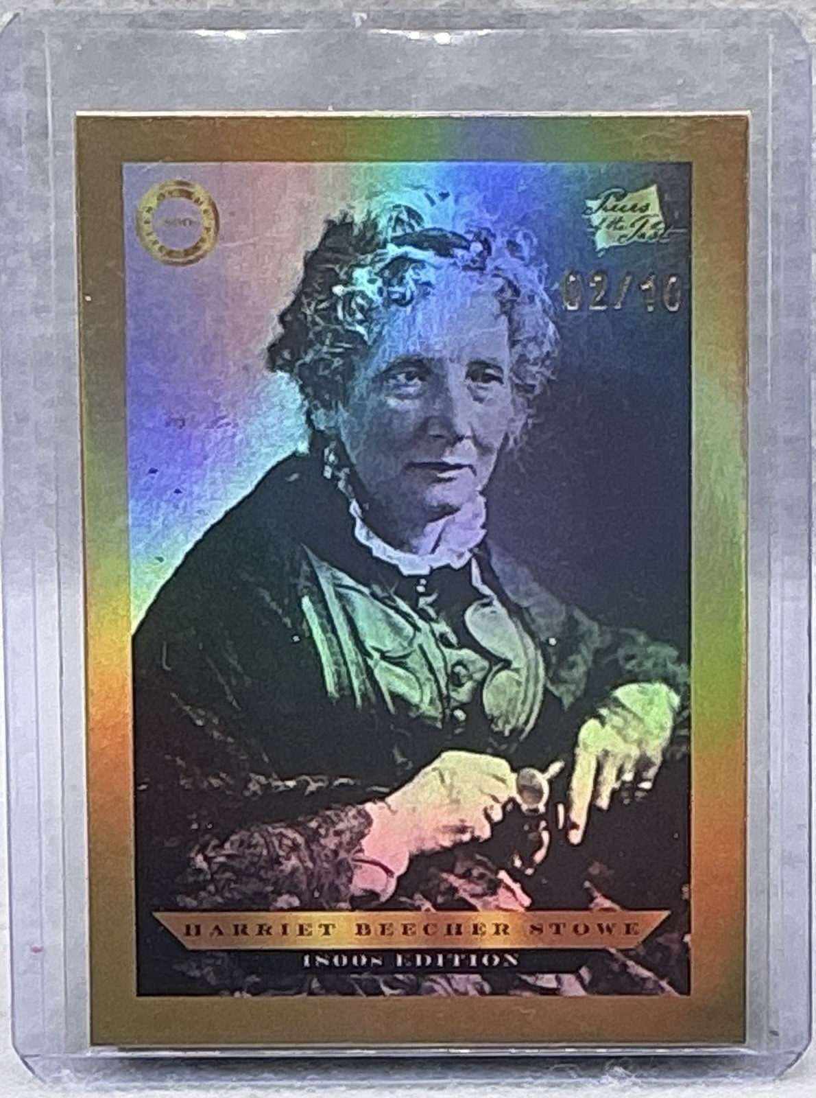 2024 Pieces of The Past 1800s Edition Harriet Beecher Stowe Base Set Gold /10