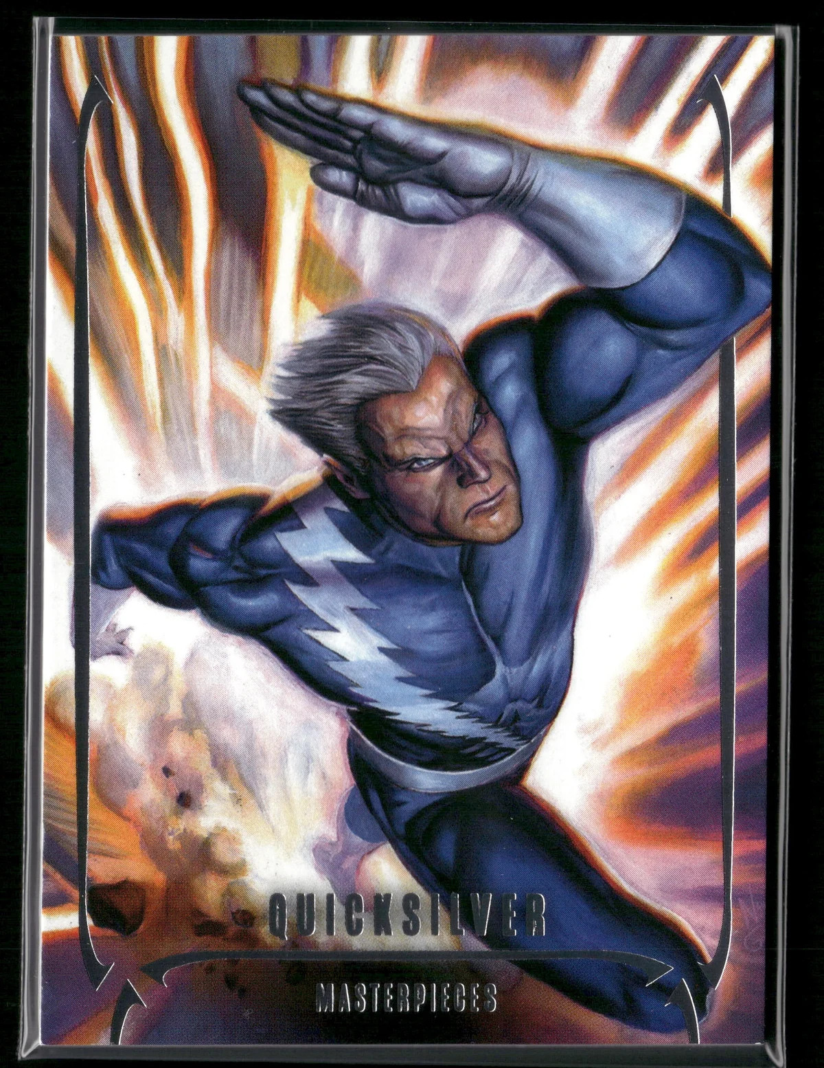 2024 Upper Deck Marvel Masterpieces Quicksilver #44 Serial Numbered NM