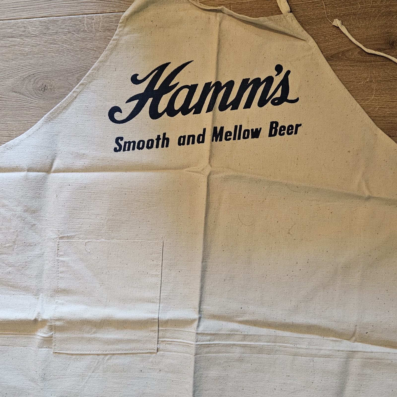 Hamm’s Beer 1950’s Apron Slow and Mellow Beer excellent condition