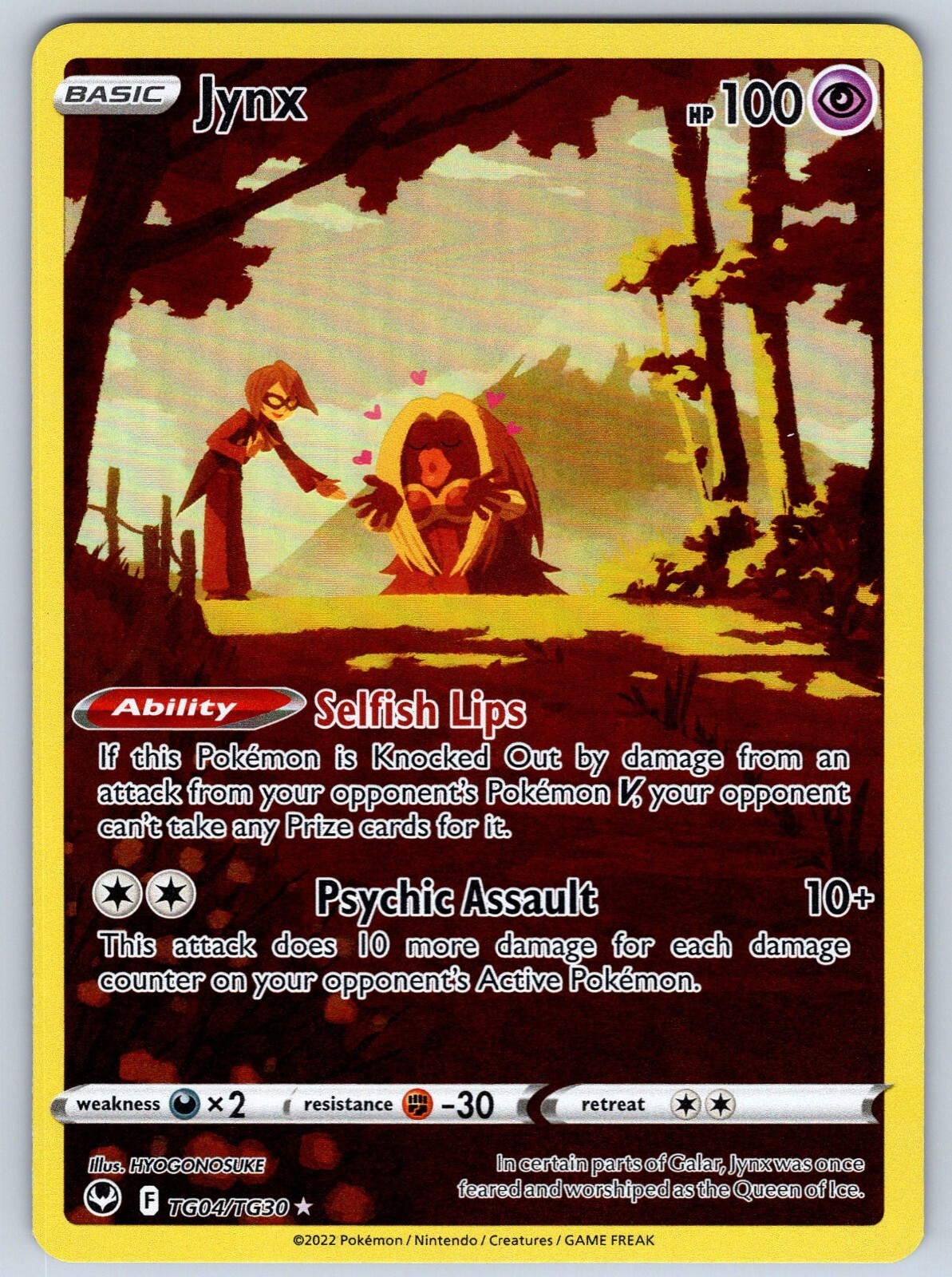 Jynx TG04/TG30 Silver Tempest 2022 English Pokémon Card