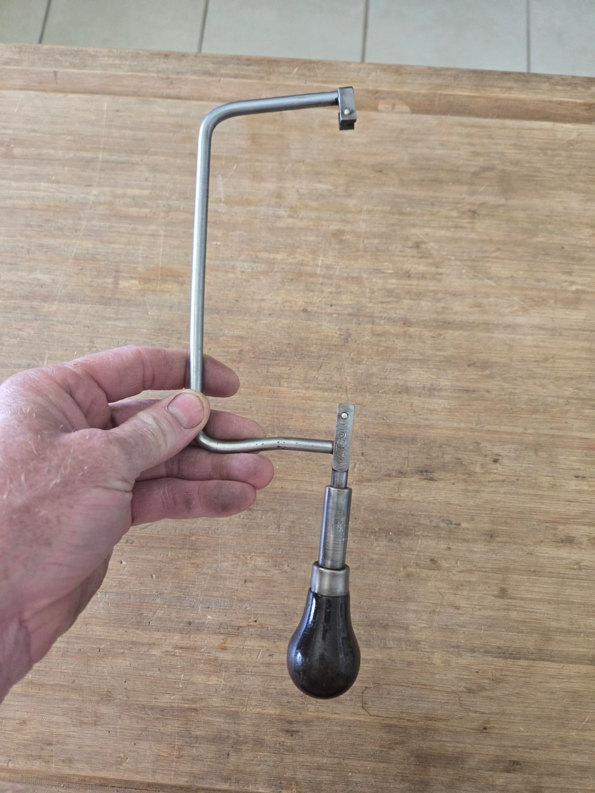 Antique Jewelers Fret Saw Fine Blade Coping Hand Saw *Early *