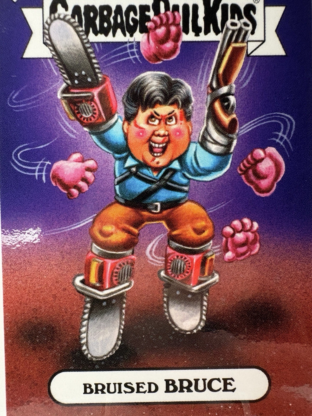 2025 Topps GPK – Oh the Horror-ible -Wave 3- #11a Bruised Bruce