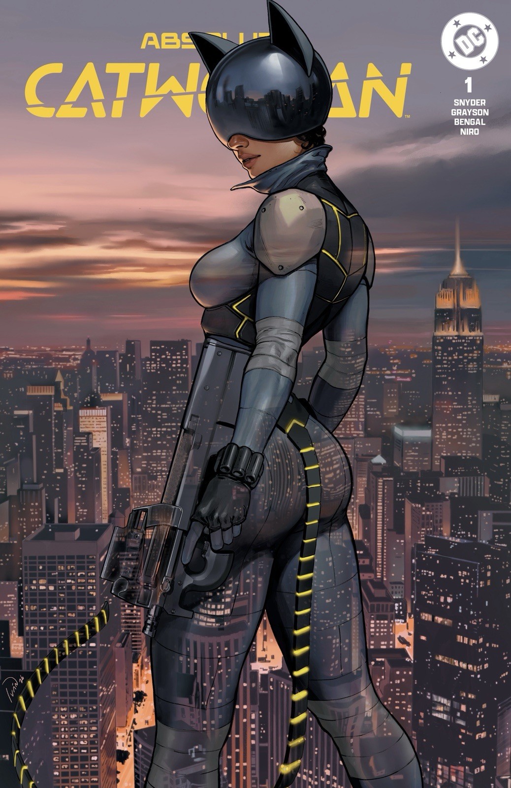 🔥 ABSOLUTE CATWOMAN 1 IVAN TALAVERA 616 Trade Dress Variant A LTD 3000