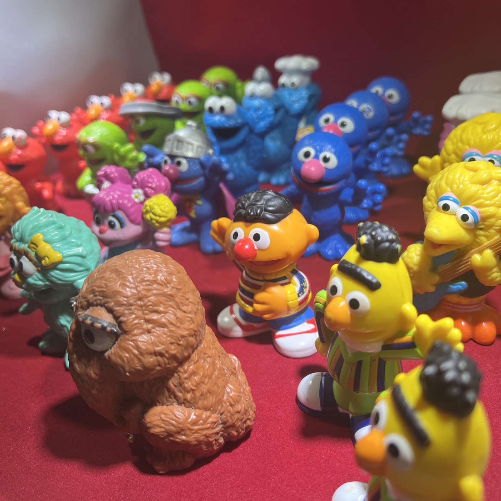 Sesame Street Figures Lot of 32 Varying in Condition